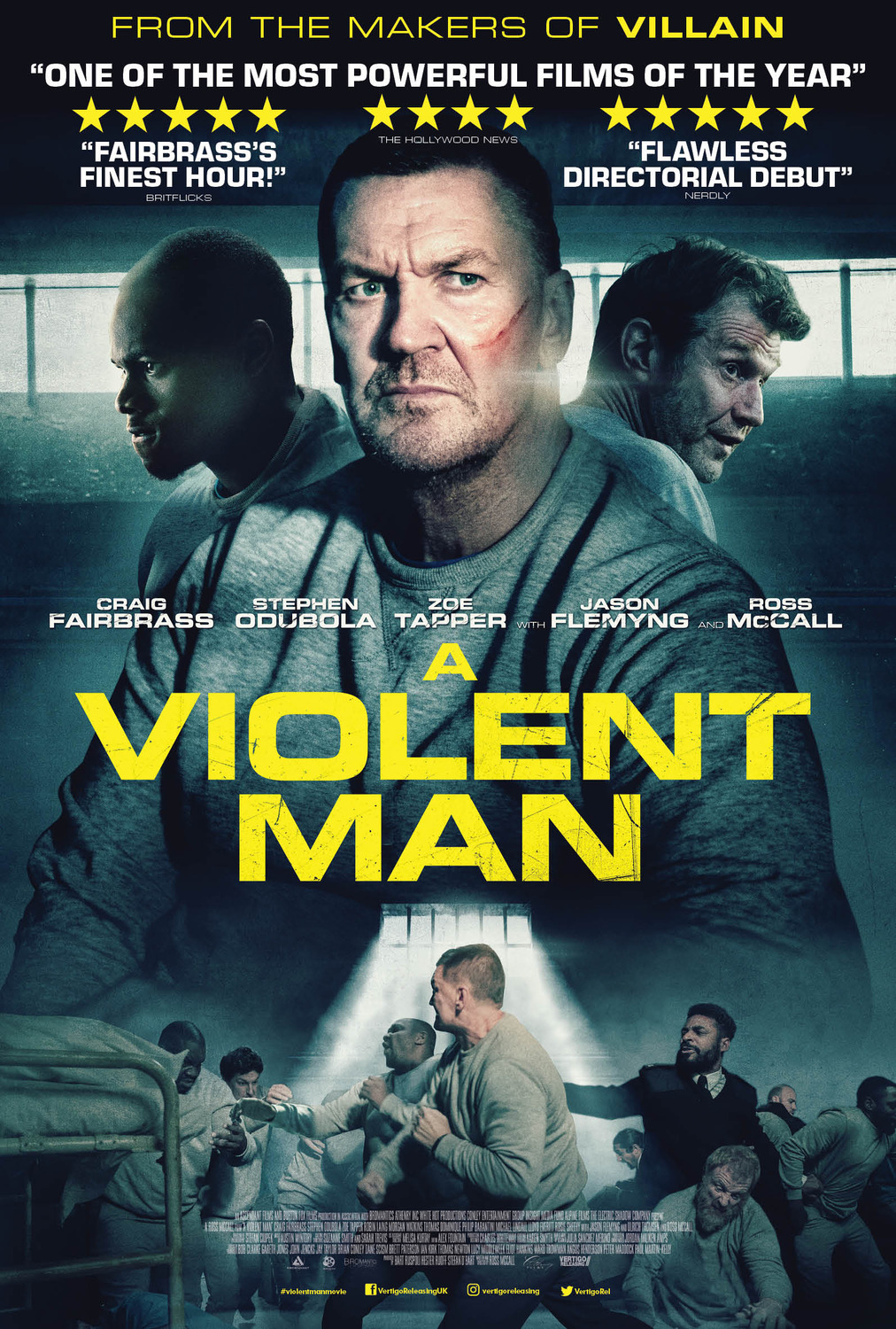 Extra Large Movie Poster Image for A Violent Man 