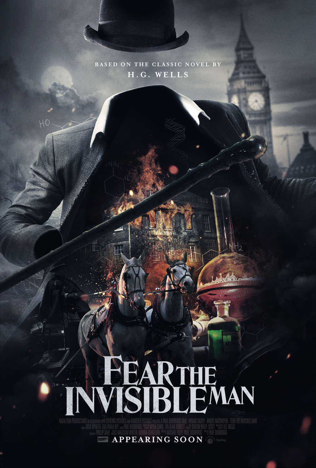 Extra Large Movie Poster Image for Fear the Invisible Man 