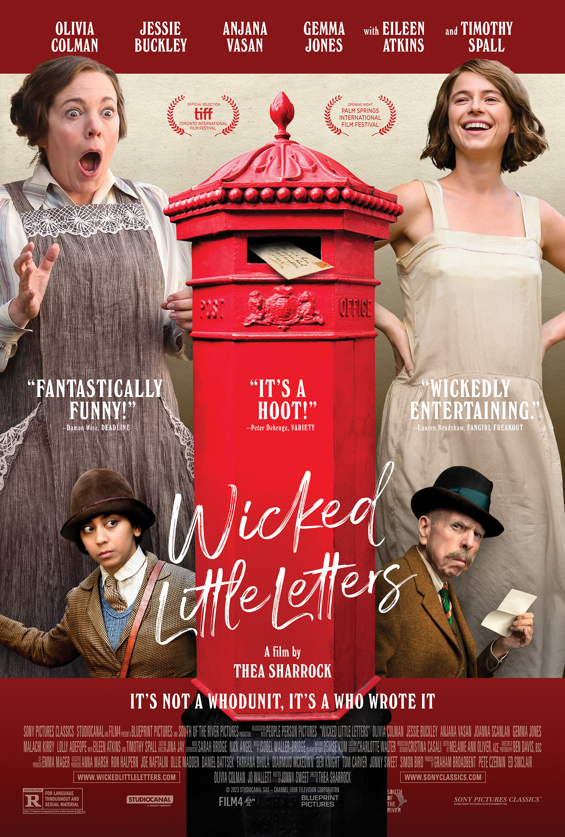 Mega Sized Movie Poster Image for Wicked Little Letters (#3 of 3)