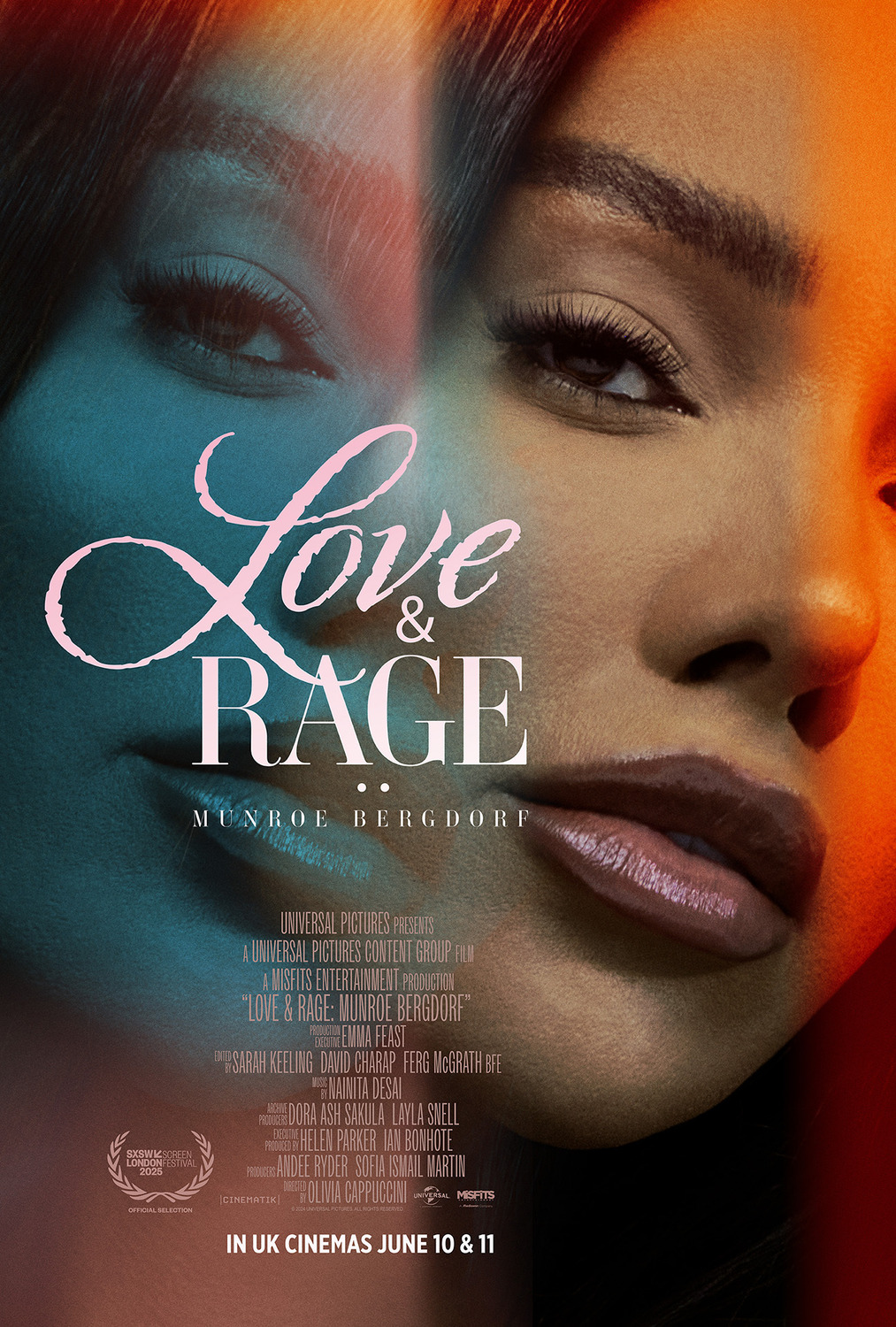 Extra Large Movie Poster Image for Love & Rage: Munroe Bergdorf 