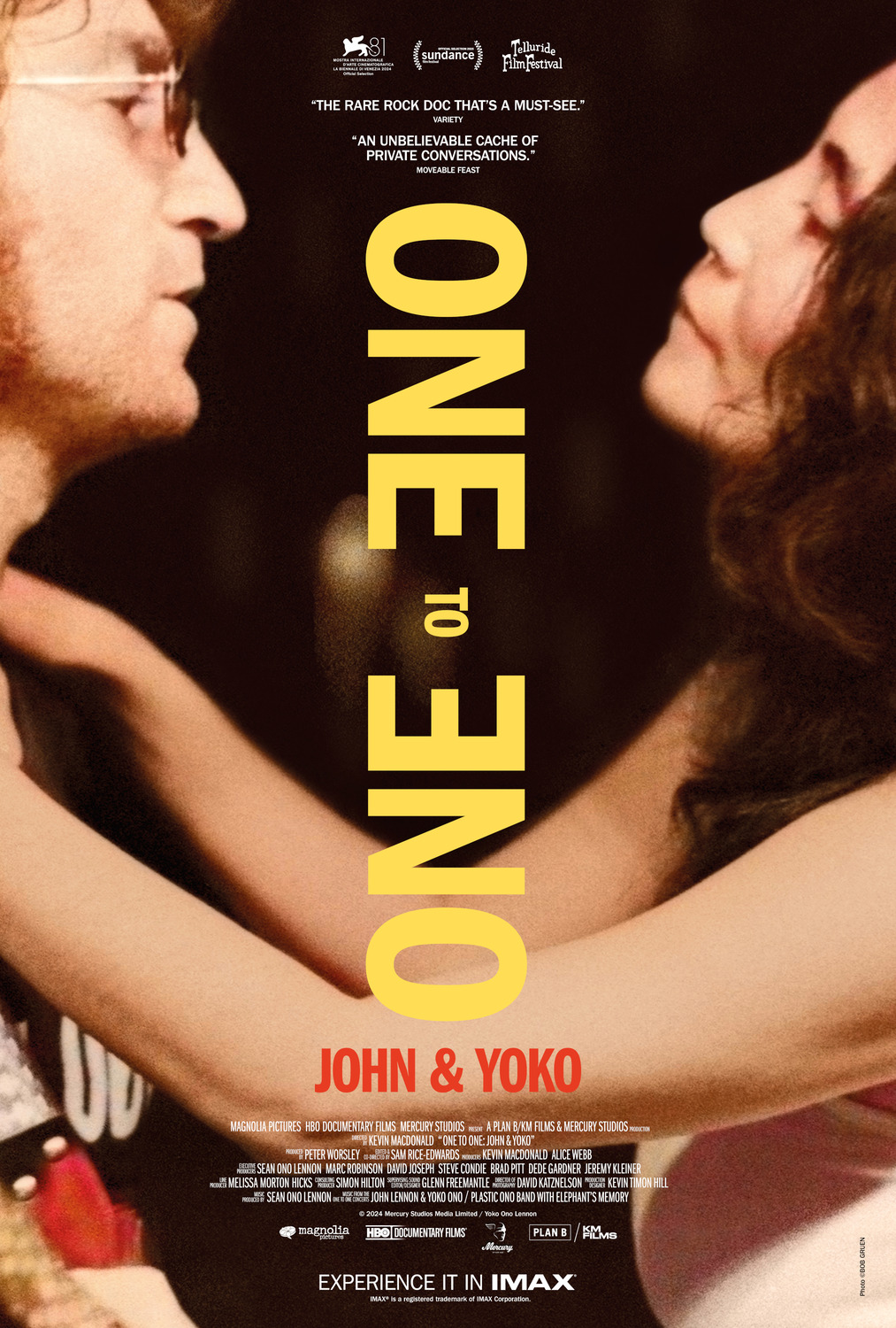 Extra Large Movie Poster Image for One to One: John & Yoko (#1 of 2)