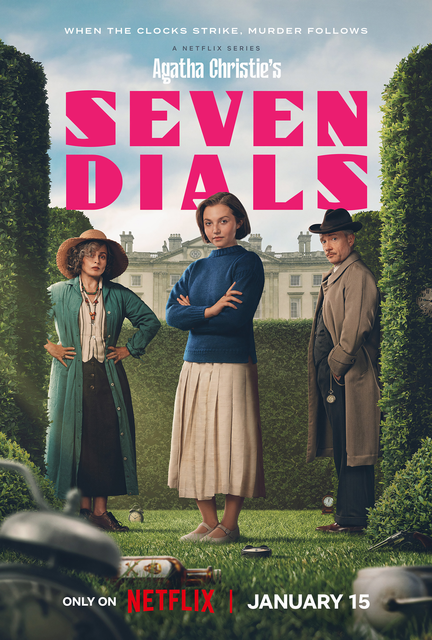 Mega Sized TV Poster Image for Agatha Christie's Seven Dials 