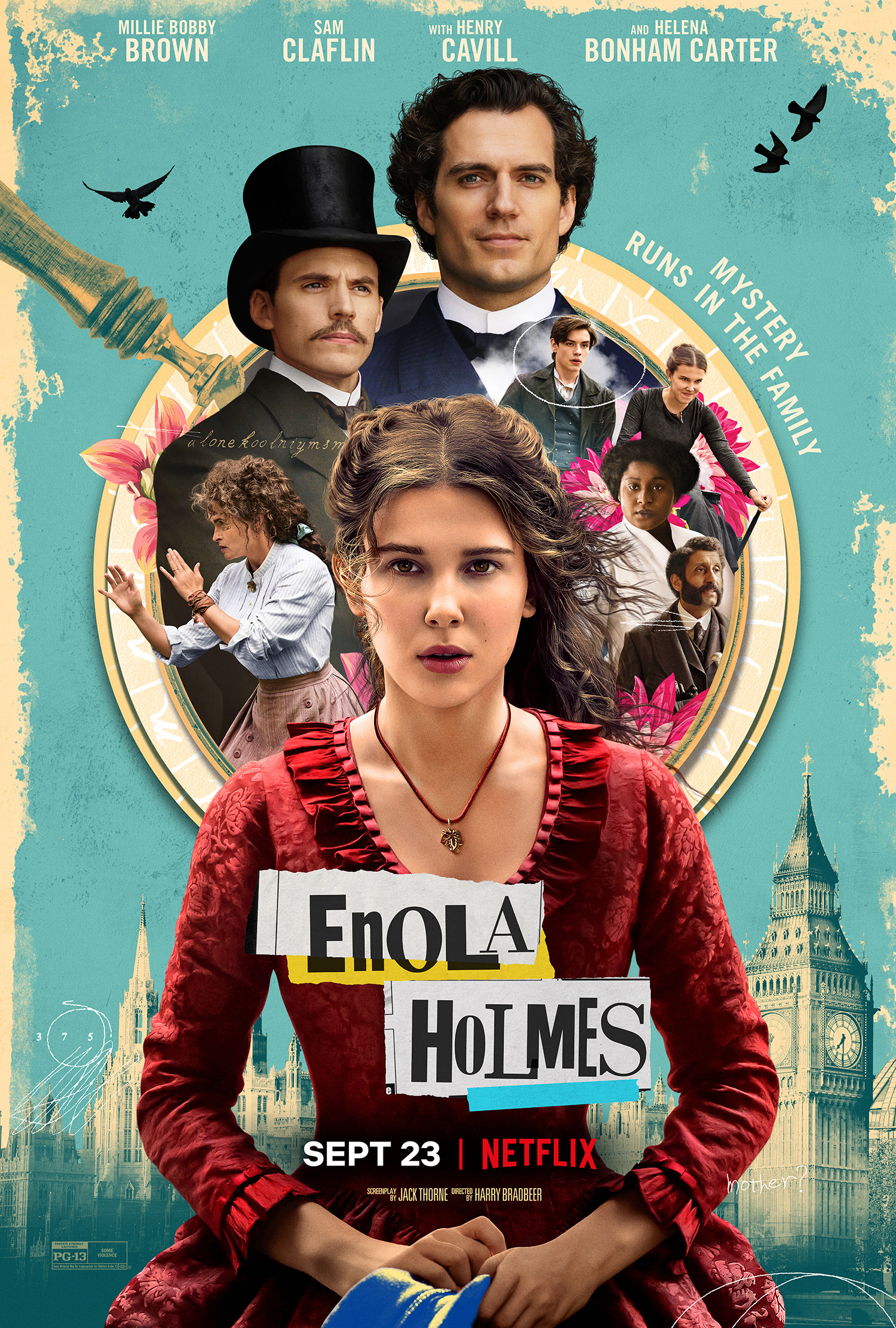Mega Sized TV Poster Image for Enola Holmes (#1 of 9)