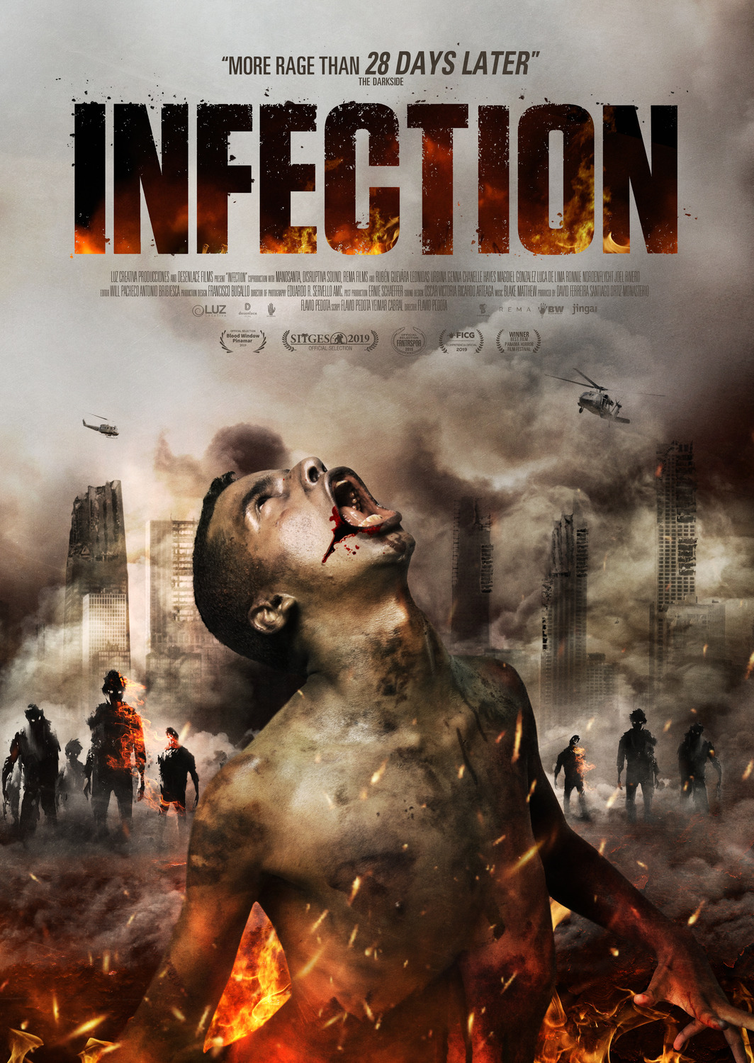 Extra Large Movie Poster Image for Infección (#3 of 3)