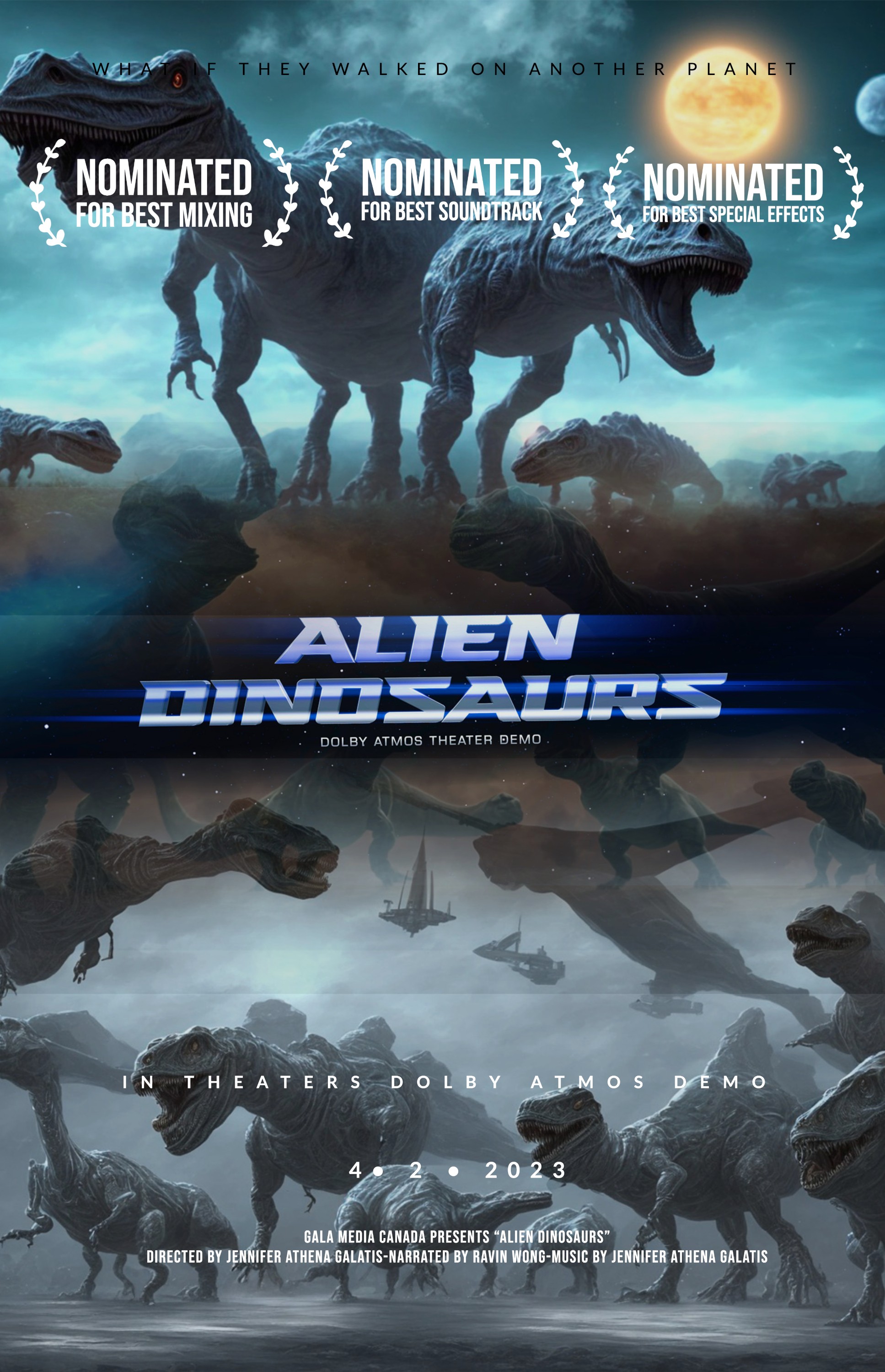 Mega Sized Movie Poster Image for Alien Dinosaurs