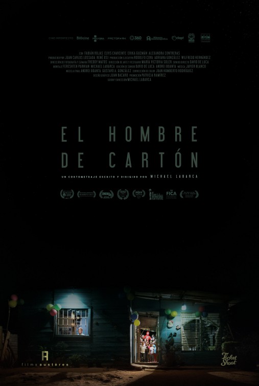 El hombre de cart�n Short Film Poster