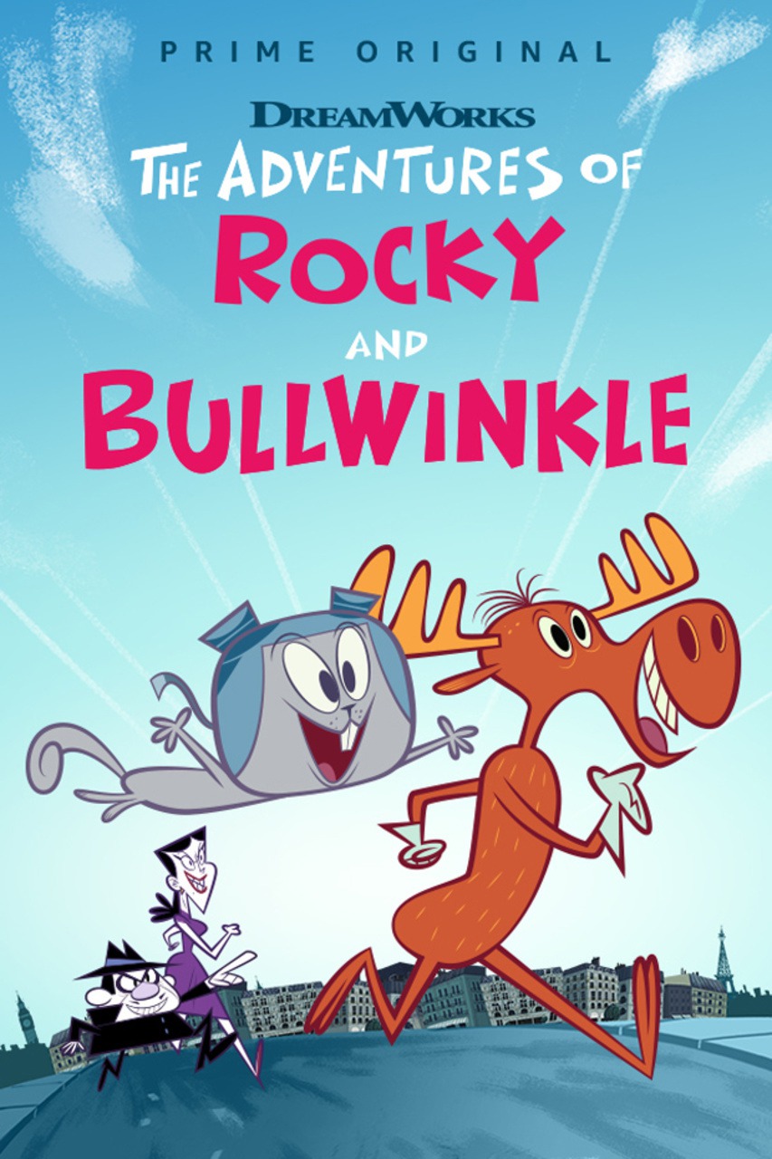 Extra Large TV Poster Image for The Adventures of Rocky and Bullwinkle 