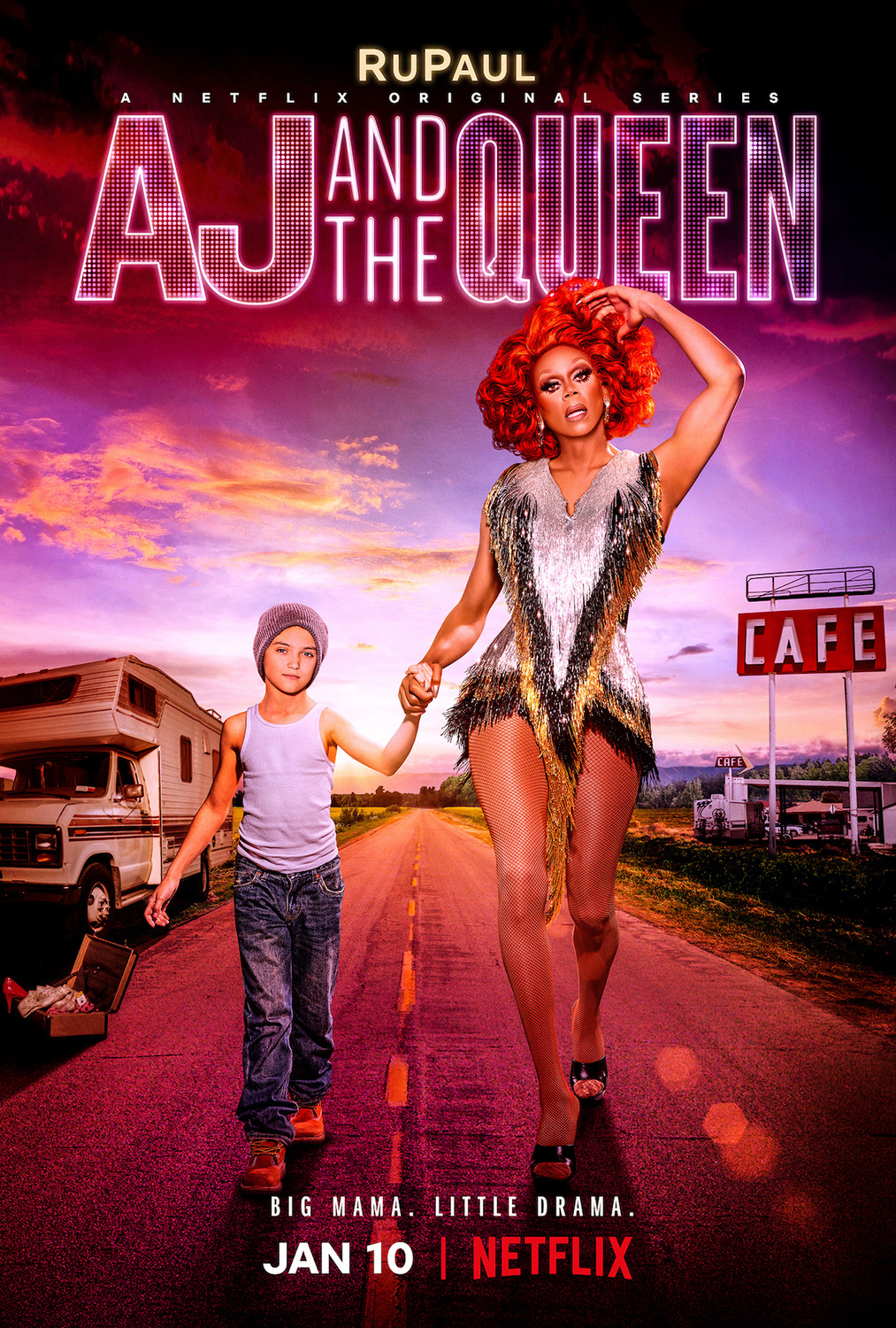Extra Large TV Poster Image for AJ and the Queen 