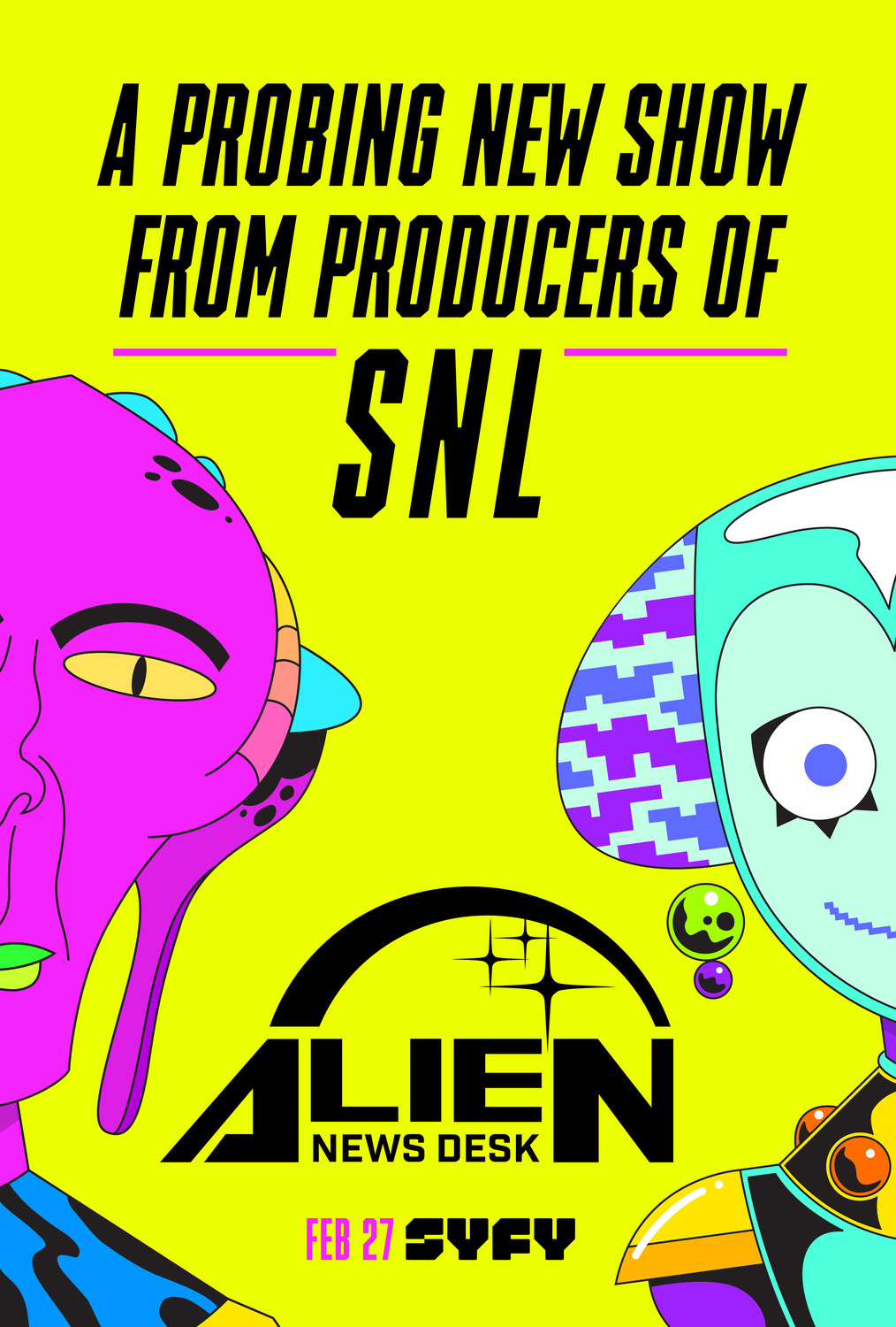 Extra Large TV Poster Image for Alien News Desk 