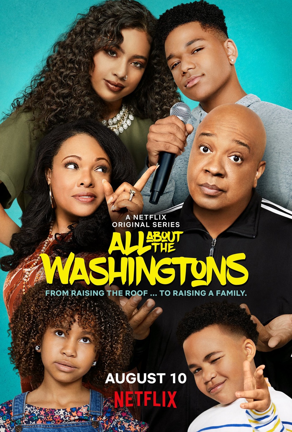 Extra Large TV Poster Image for All About The Washingtons 
