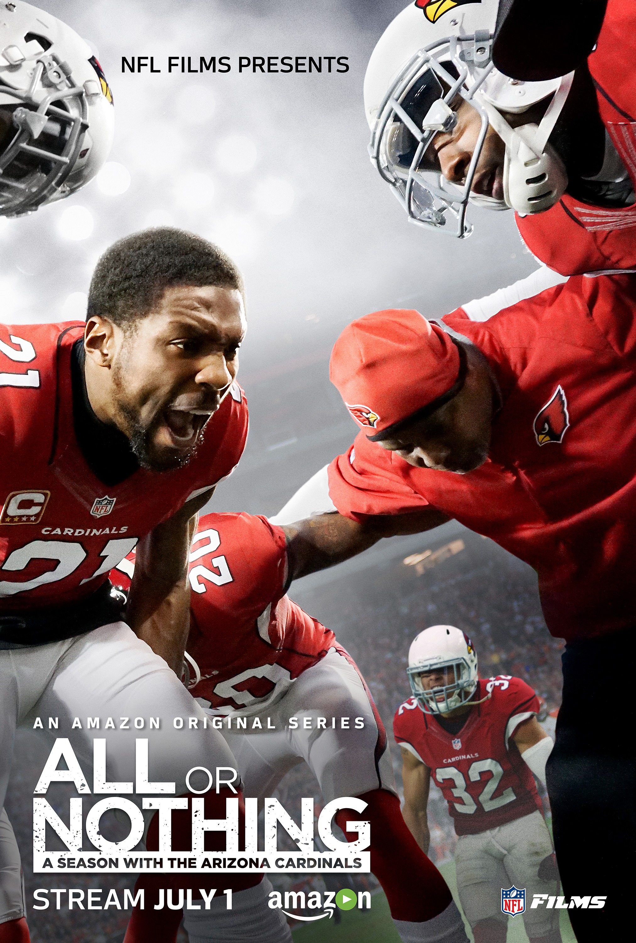 Mega Sized TV Poster Image for All or Nothing: A Season with the Arizona Cardinals 