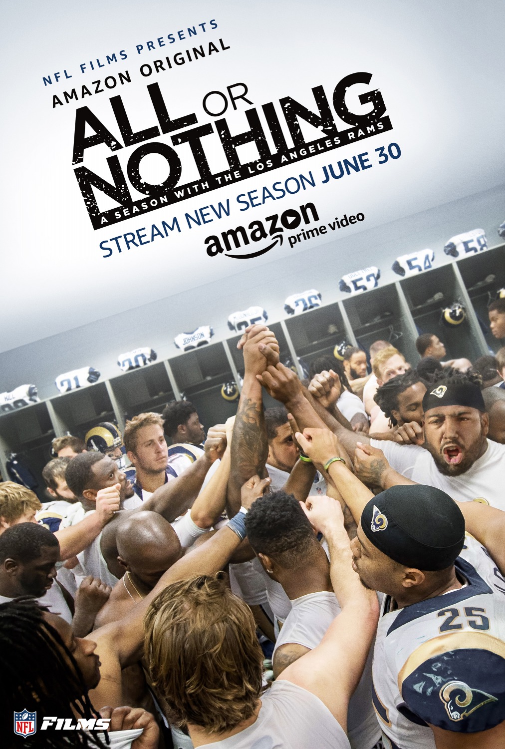 Extra Large TV Poster Image for All or Nothing: A Season with the Los Angeles Rams 