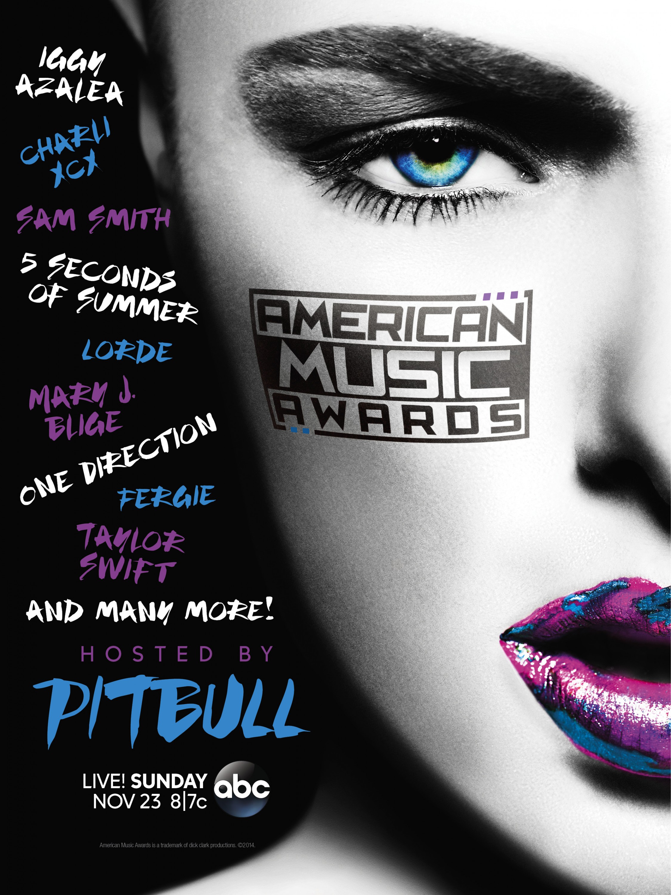 Mega Sized TV Poster Image for American Music Awards (#2 of 2)