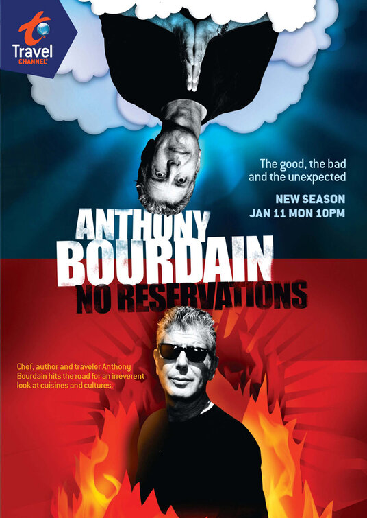 Smidighed entreprenør Kælder Anthony Bourdain: No Reservations TV Poster (#2 of 3) - IMP Awards