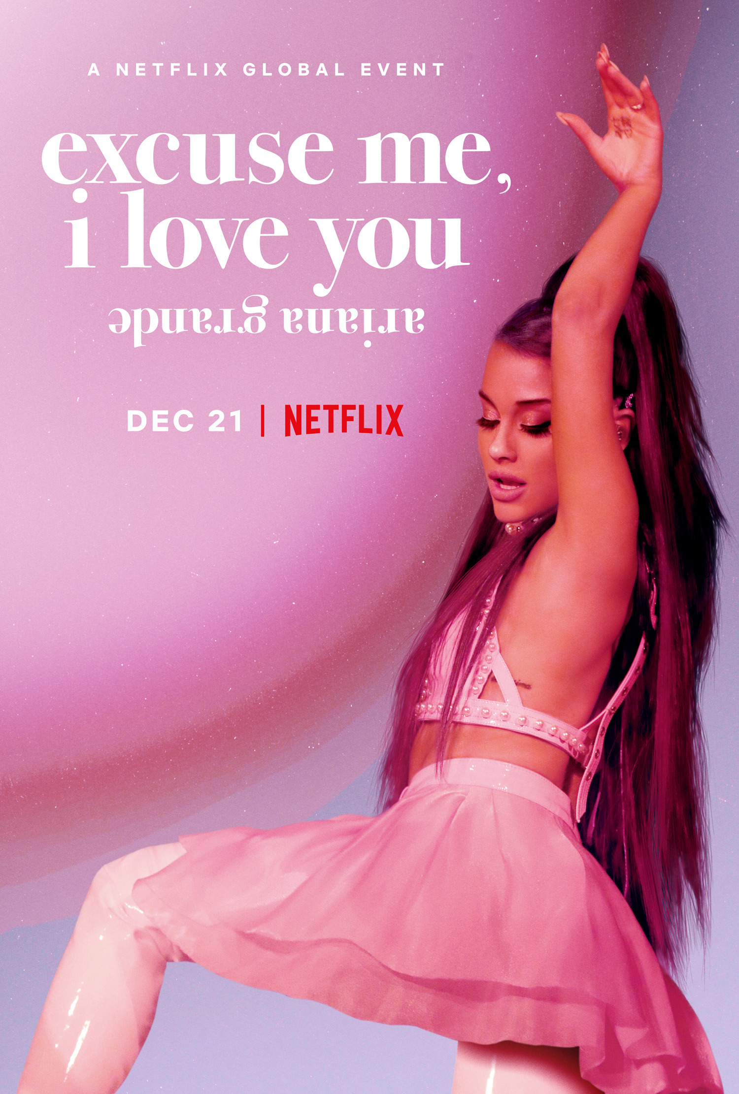 Mega Sized TV Poster Image for Ariana Grande: Excuse Me, I Love You 