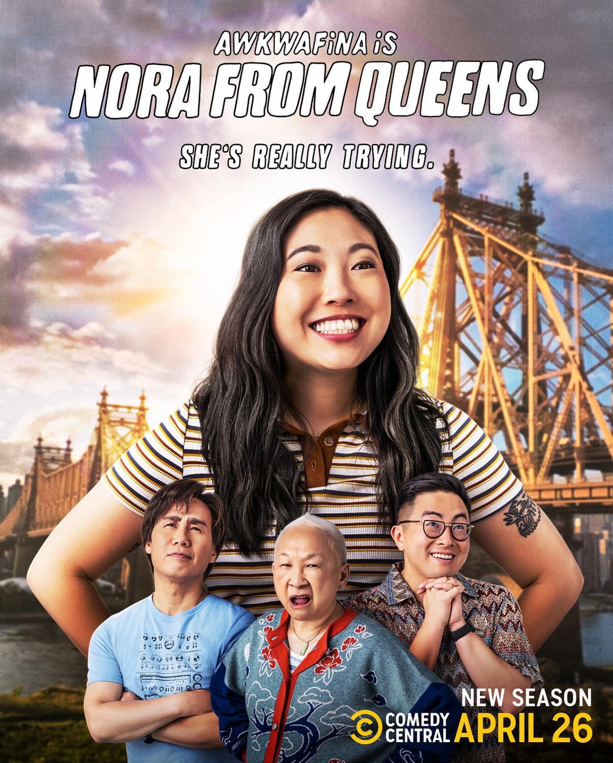 Extra Large TV Poster Image for Awkwafina Is Nora from Queens (#4 of 4)