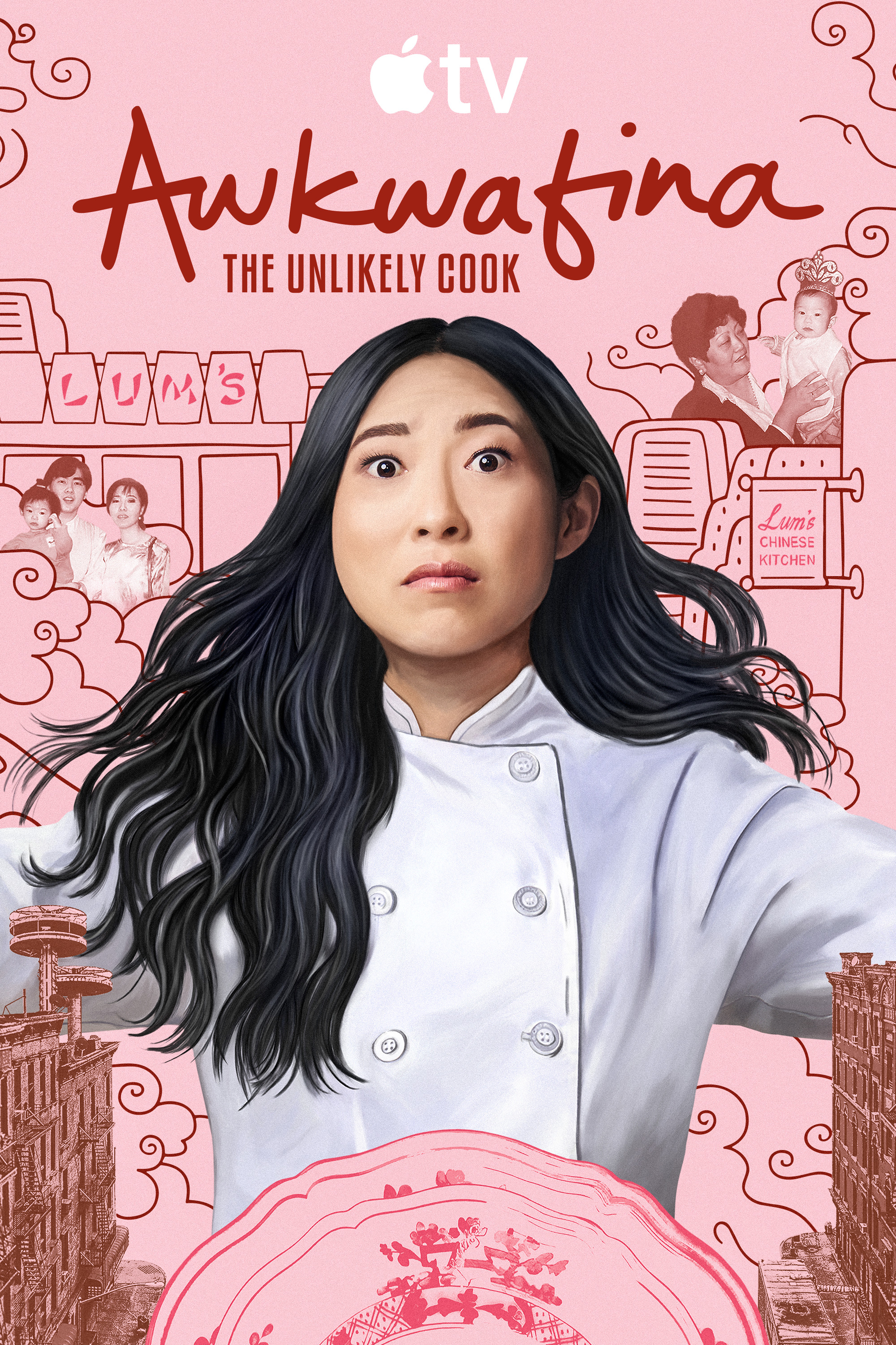 Mega Sized TV Poster Image for Awkwafina: The Unlikely Cook (#1 of 2)