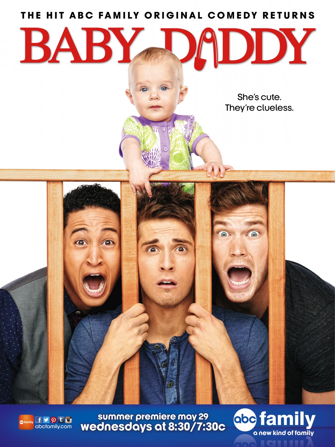 Extra Large TV Poster Image for Baby Daddy (#2 of 2)
