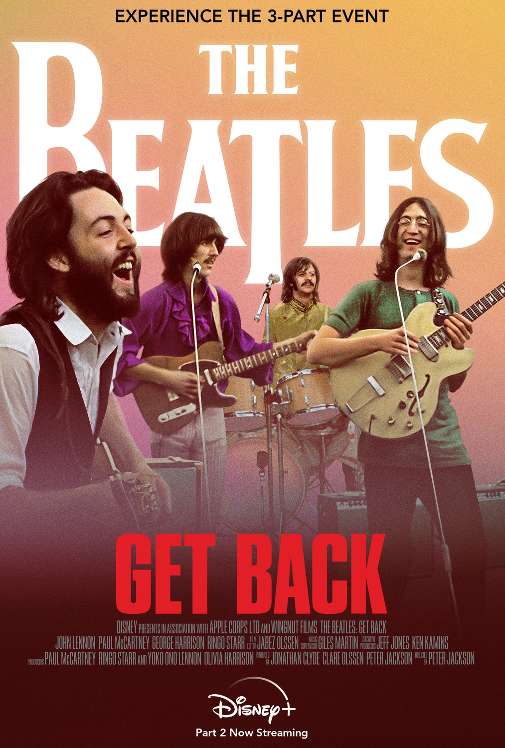 Extra Large Movie Poster Image for The Beatles: Get Back (#2 of 4)
