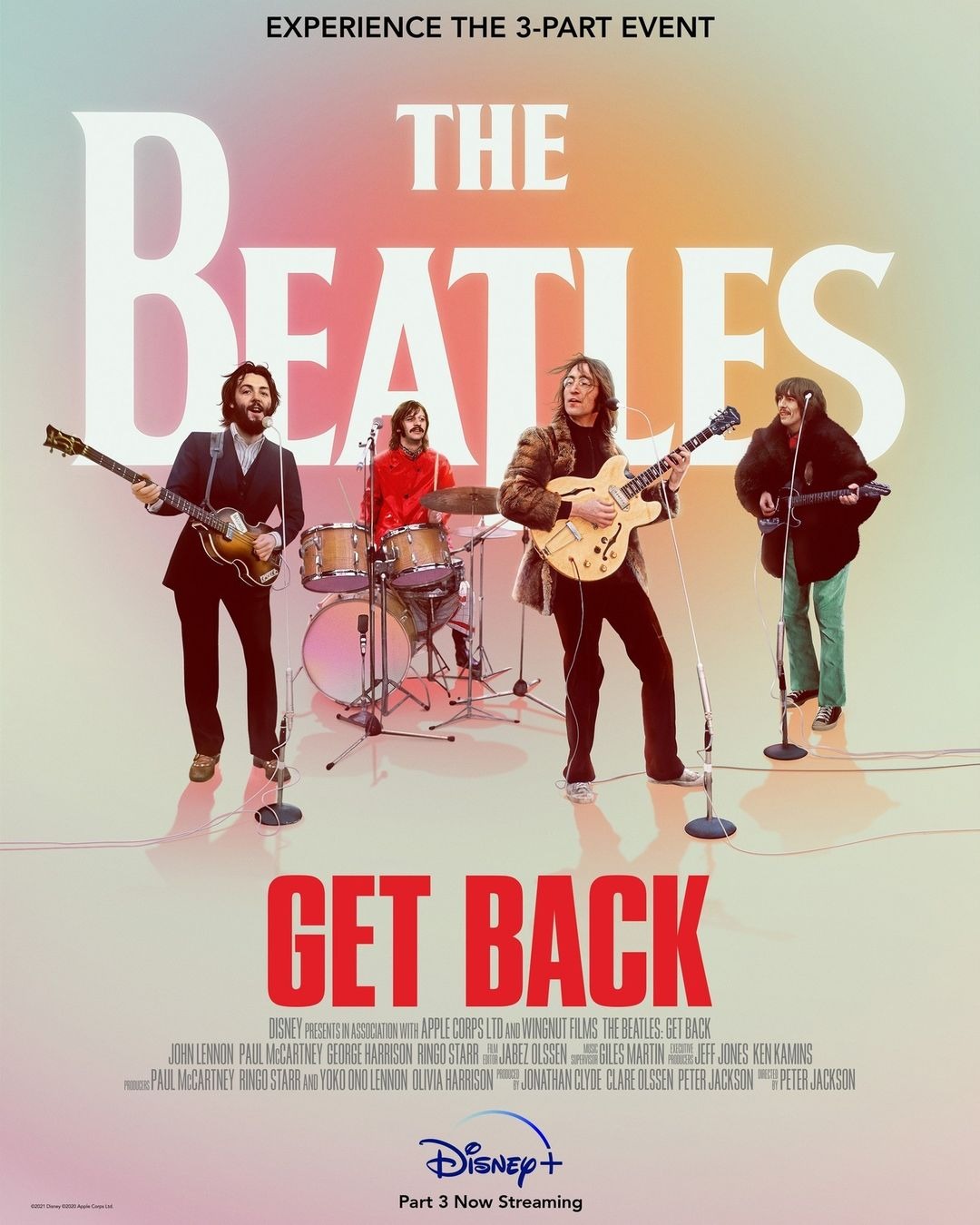 Extra Large TV Poster Image for The Beatles: Get Back (#3 of 4)