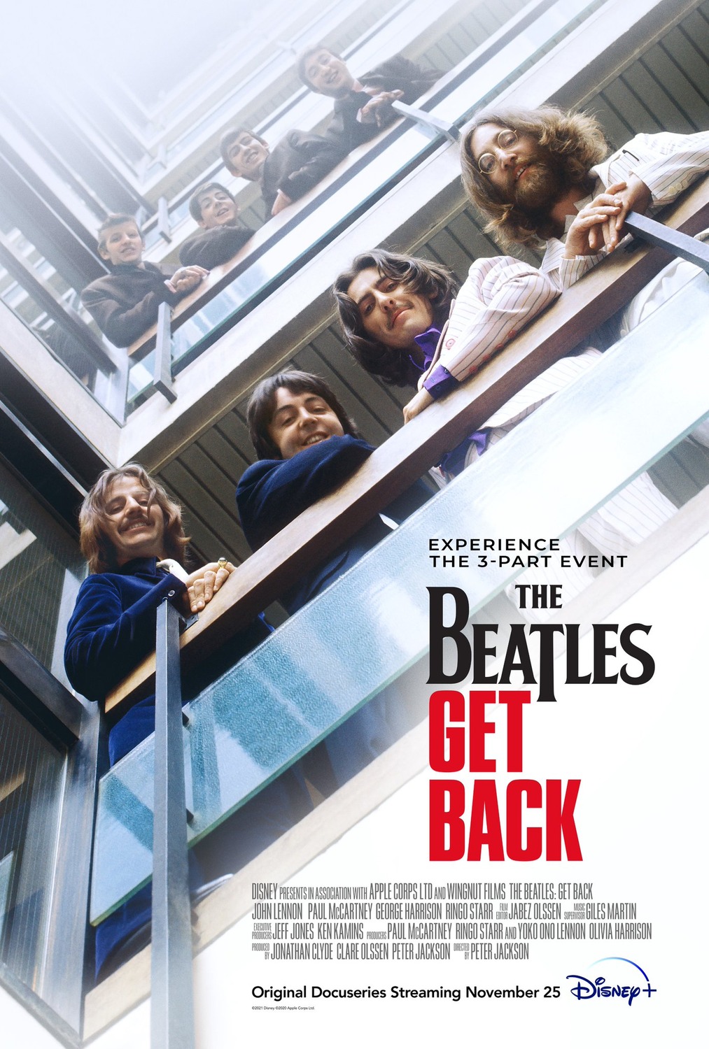 Extra Large Movie Poster Image for The Beatles: Get Back (#1 of 4)