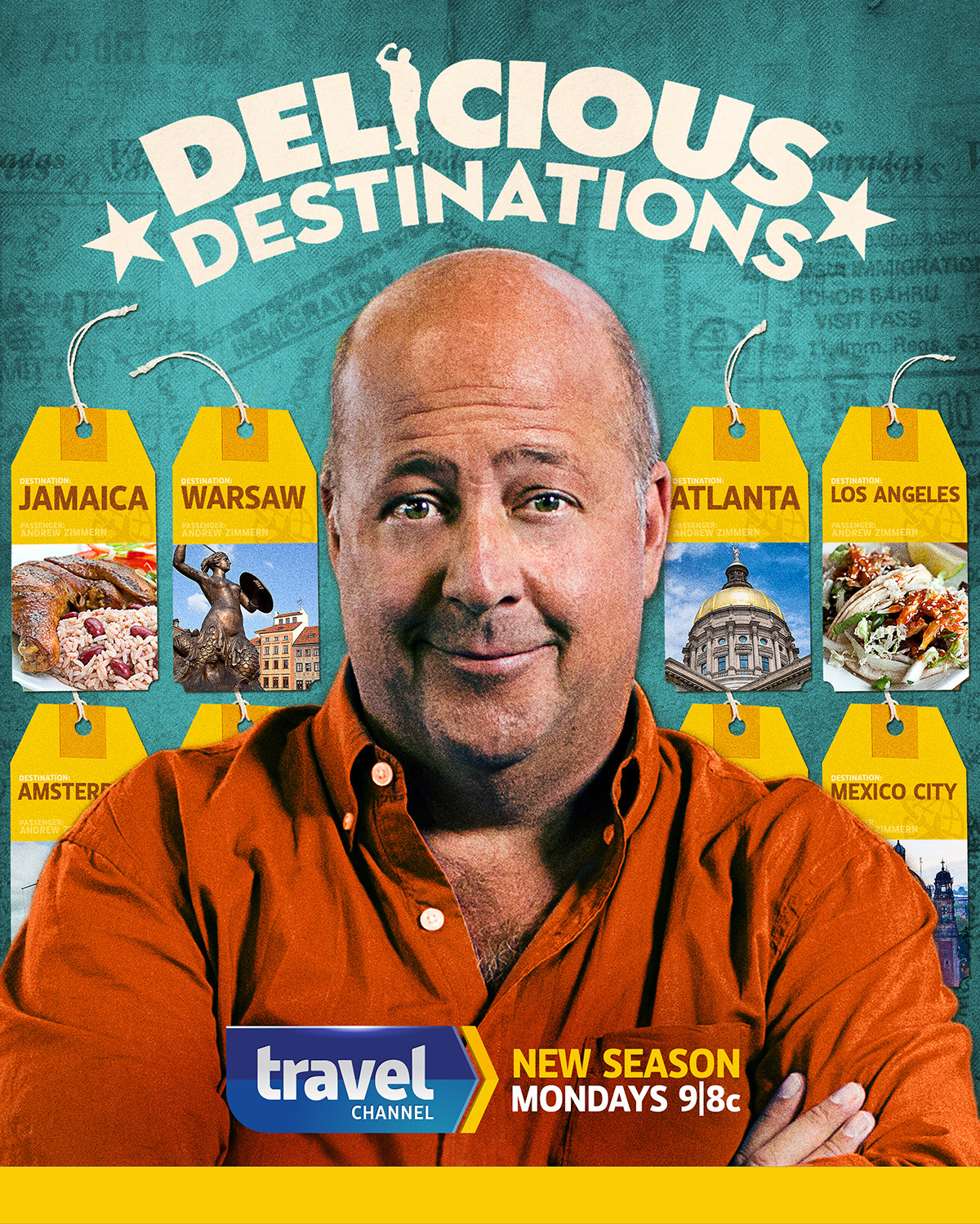 Extra Large TV Poster Image for Bizarre Foods: Delicious Destinations (#1 of 5)