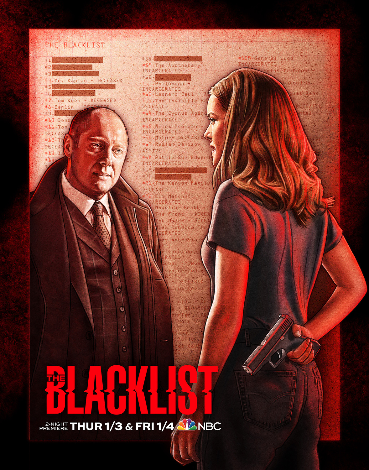 Extra Large TV Poster Image for The Blacklist (#22 of 26)