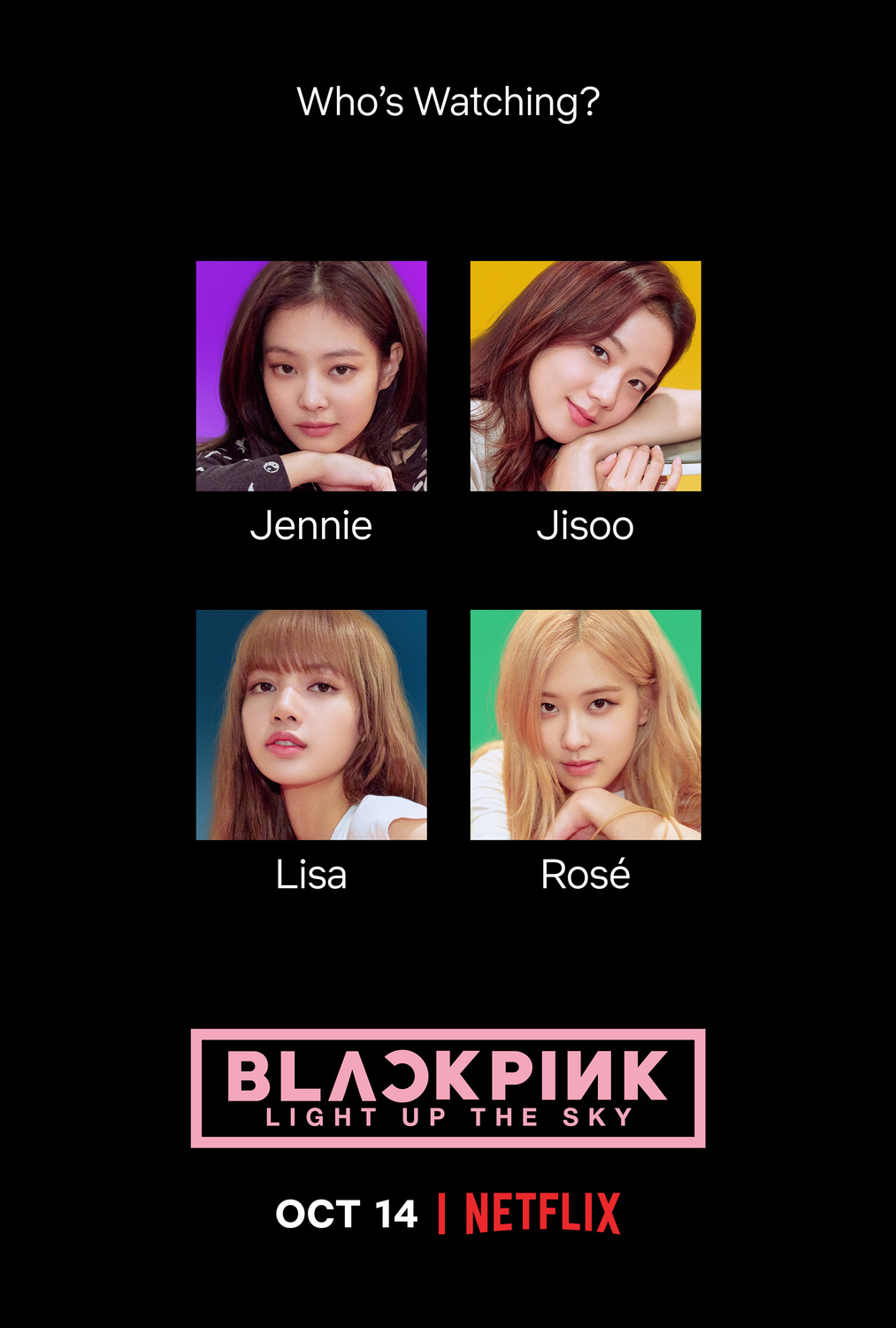 Extra Large TV Poster Image for BLACKPINK: Light Up the Sky (#1 of 2)