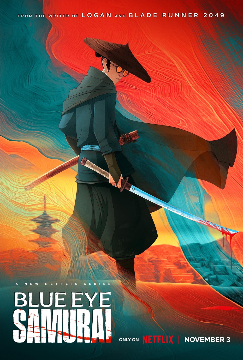 Extra Large TV Poster Image for Blue Eye Samurai (#1 of 2)