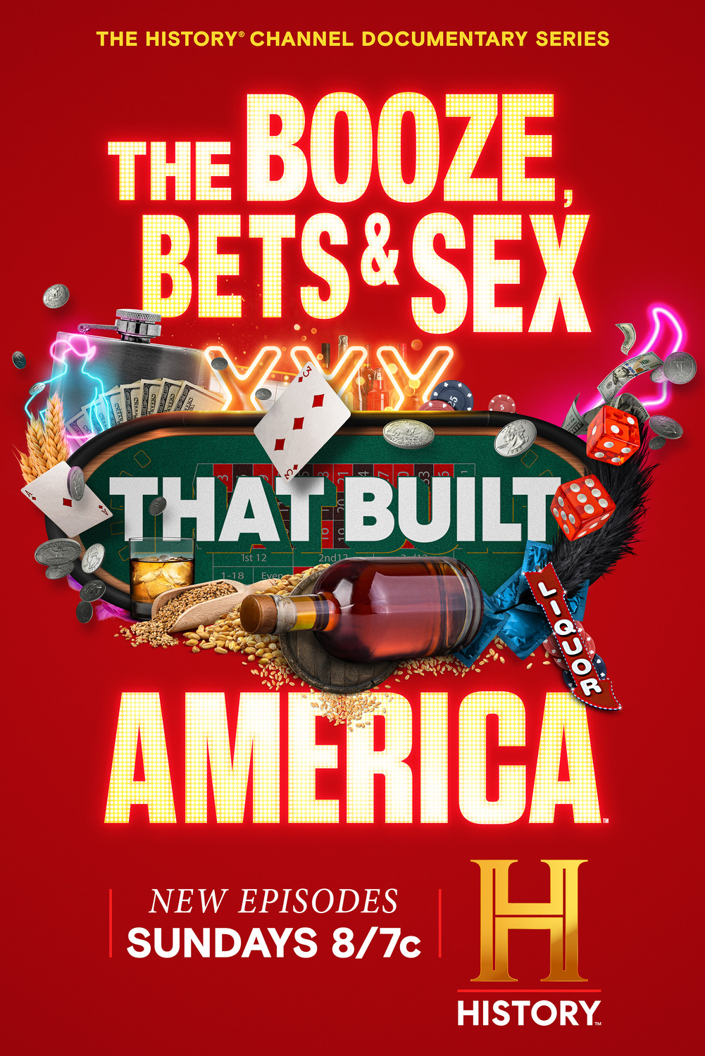 Extra Large TV Poster Image for The Booze, Bets and Sex That Built America (#1 of 2)