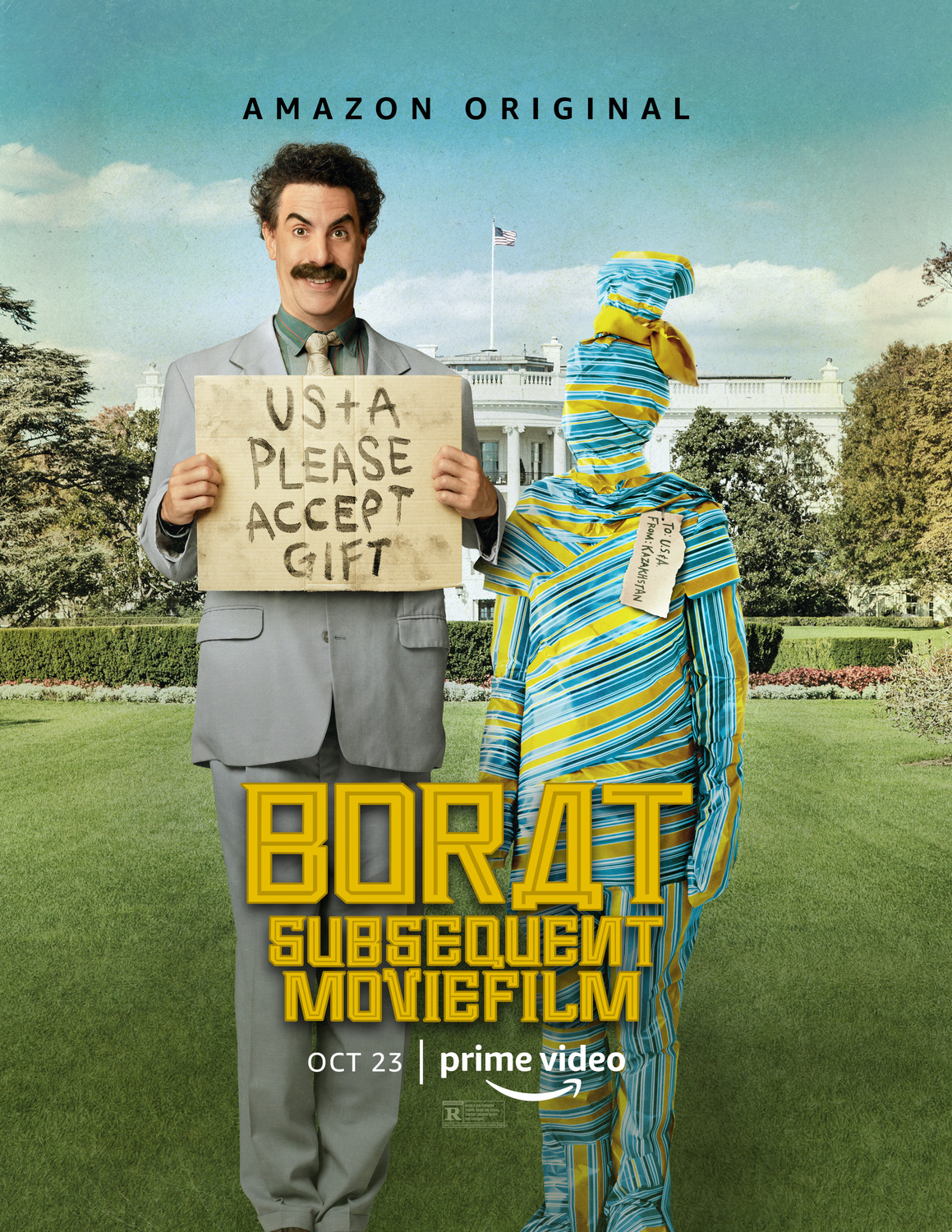 "BORAT  " Retro Movie Poster A1A2A3A4Sizes 