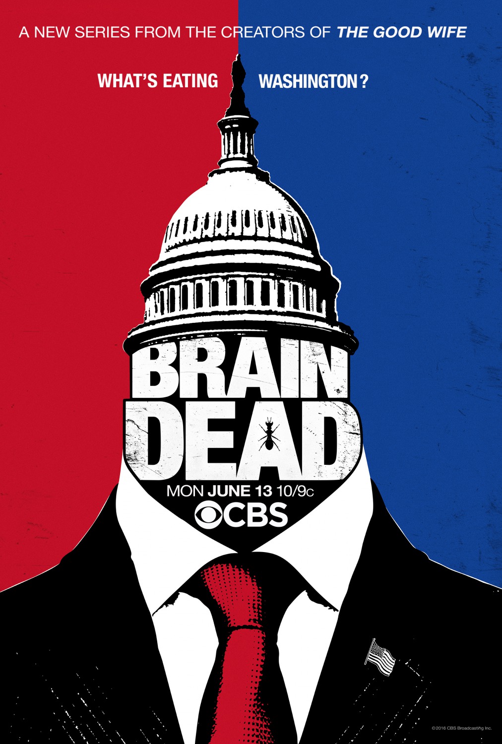 Extra Large TV Poster Image for BrainDead (#1 of 2)
