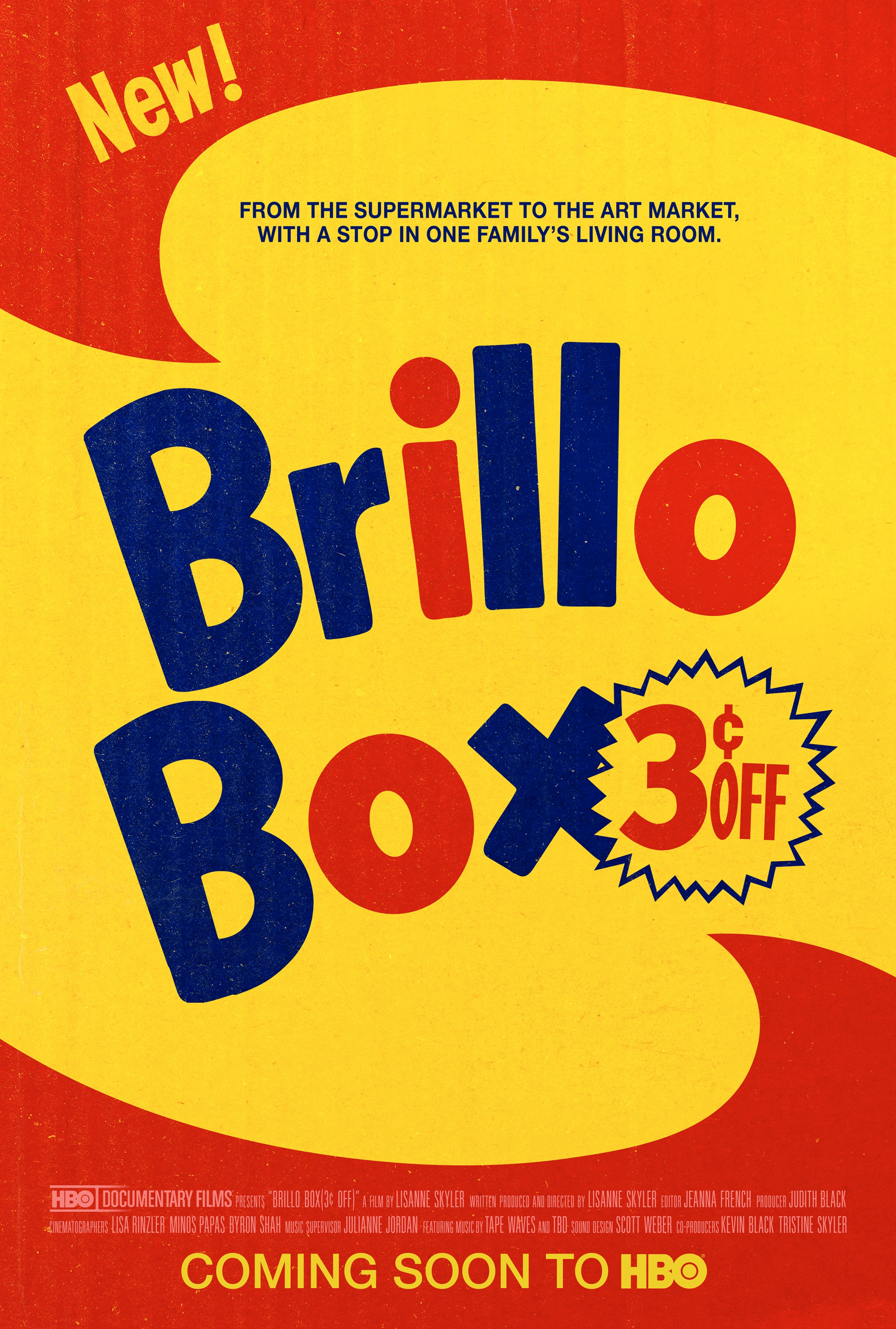 Mega Sized TV Poster Image for Brillo Box (3 ¢ off) 