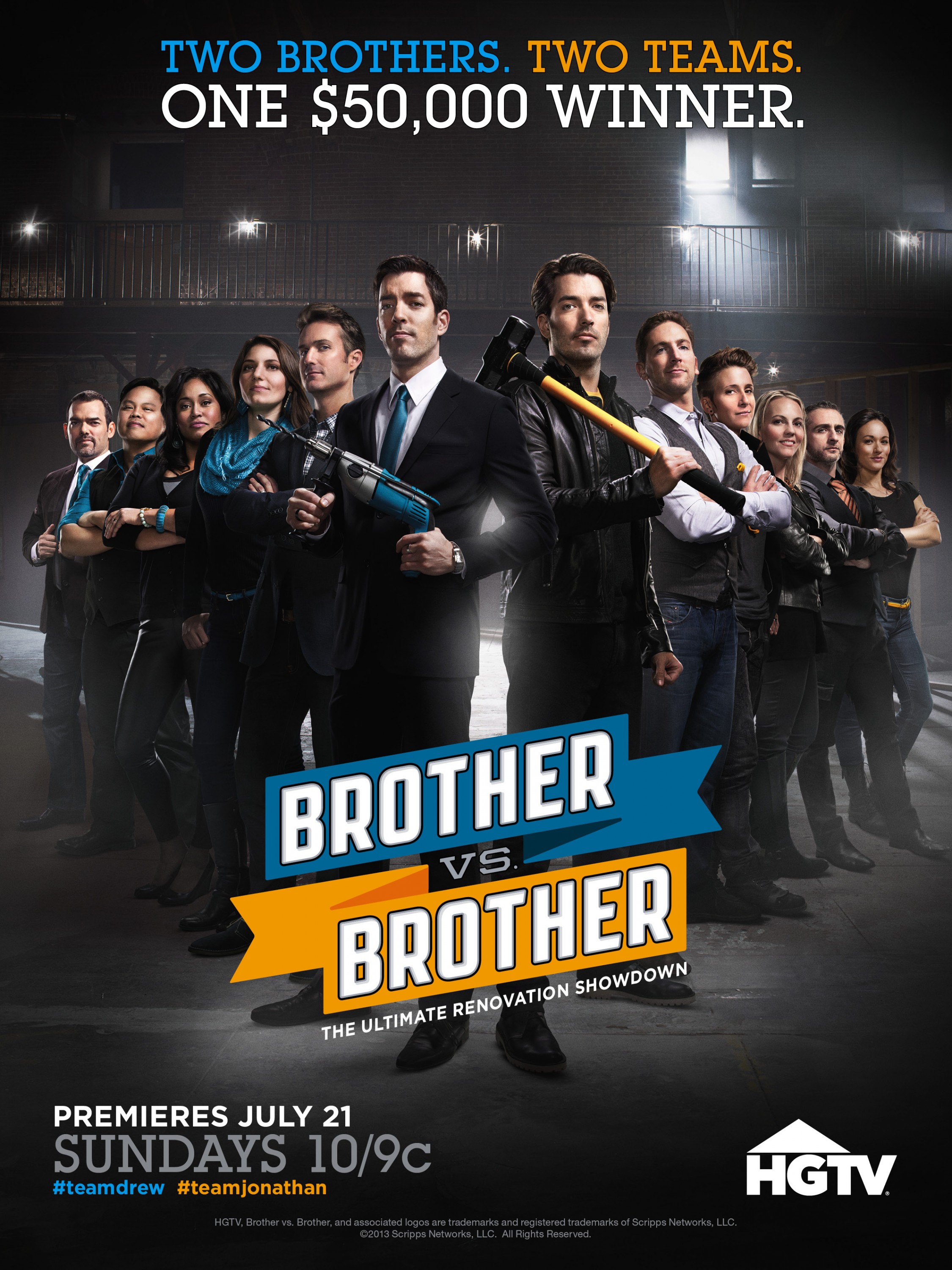 Mega Sized TV Poster Image for Brother vs. Brother (#1 of 2)