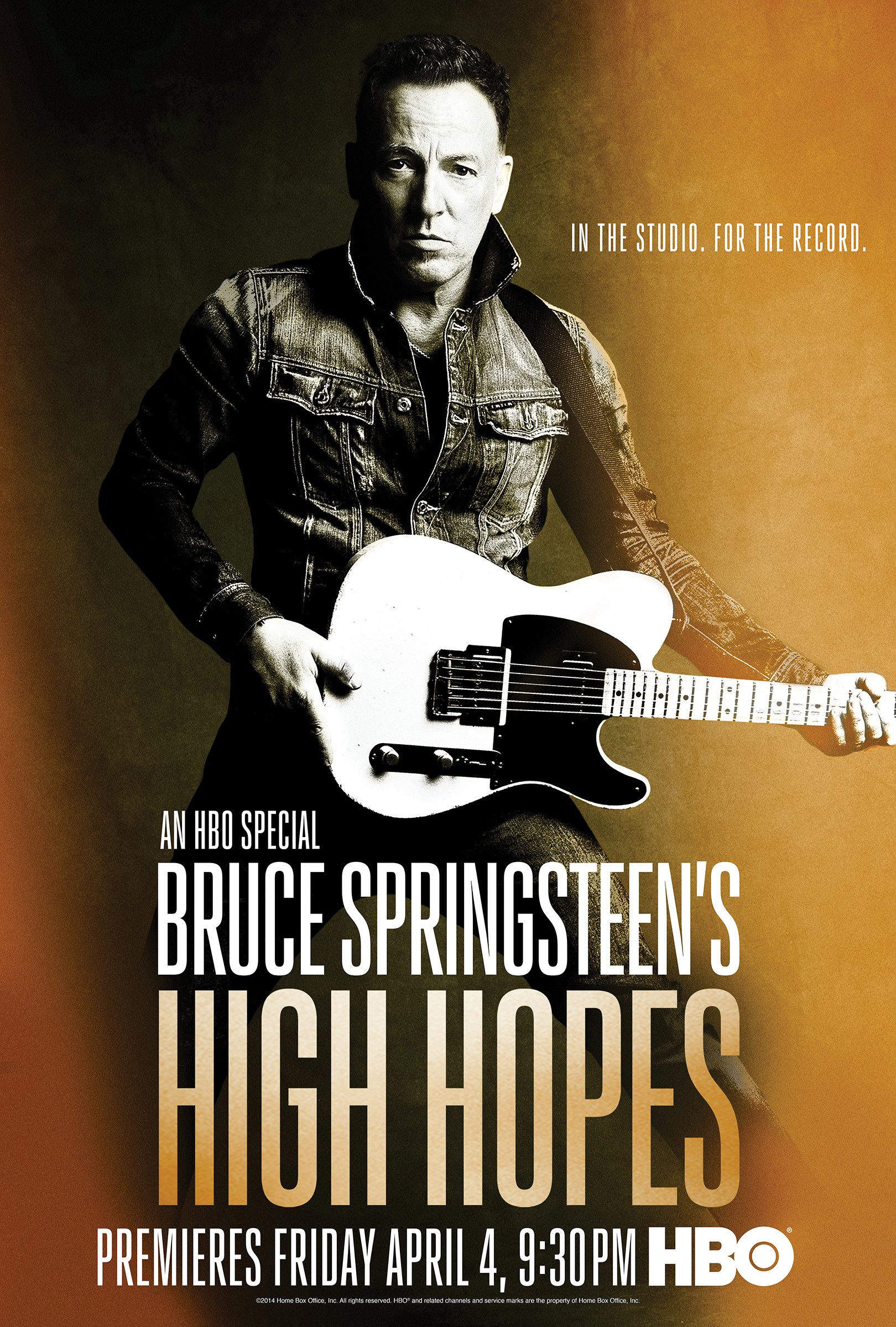 Mega Sized TV Poster Image for Bruce Springsteen's High Hopes 