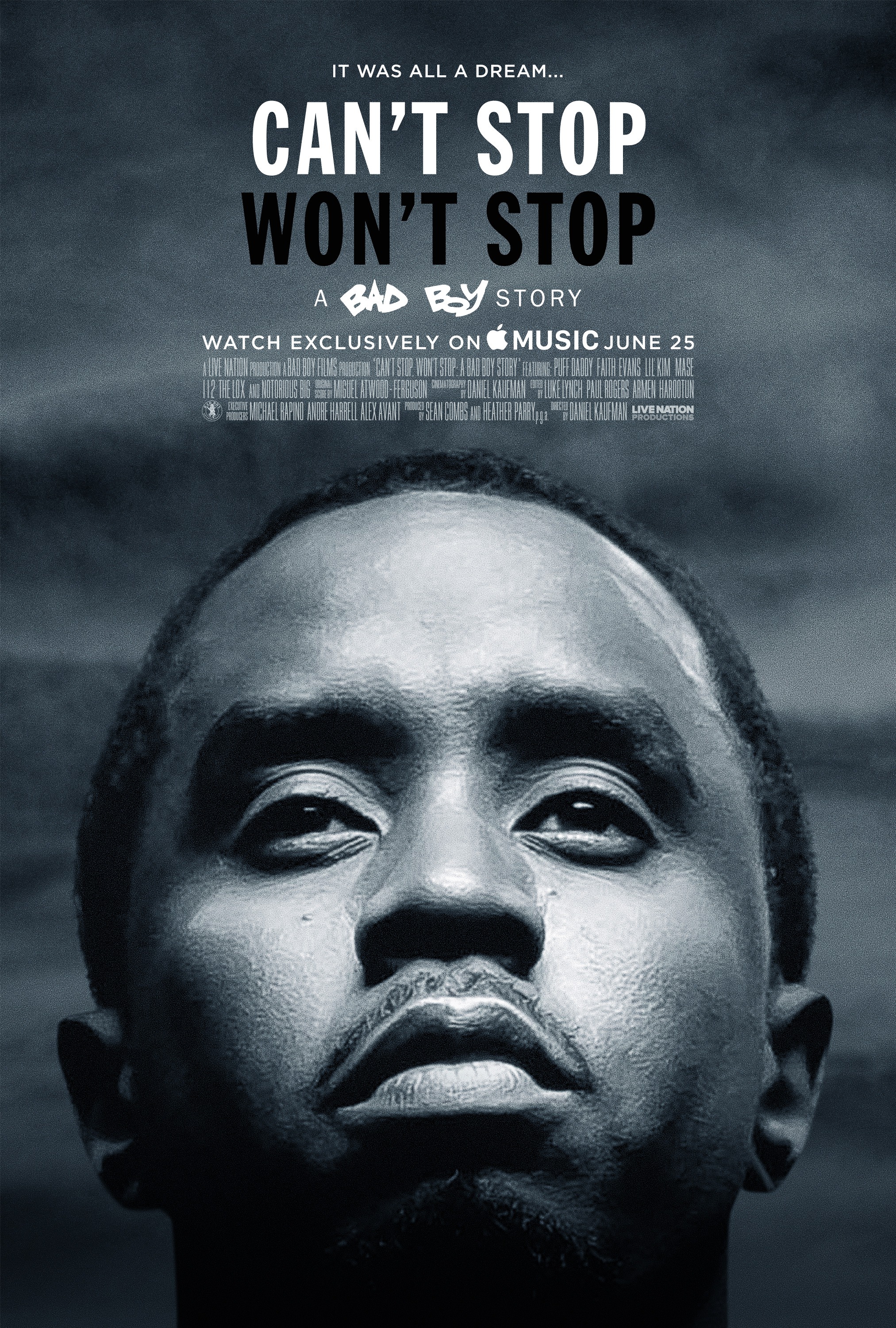 Mega Sized TV Poster Image for Can't Stop, Won't Stop: The Bad Boy Story 