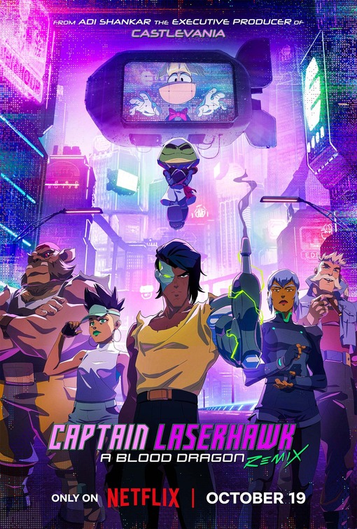 Captain Laserhawk: A Blood Dragon Remix Movie Poster
