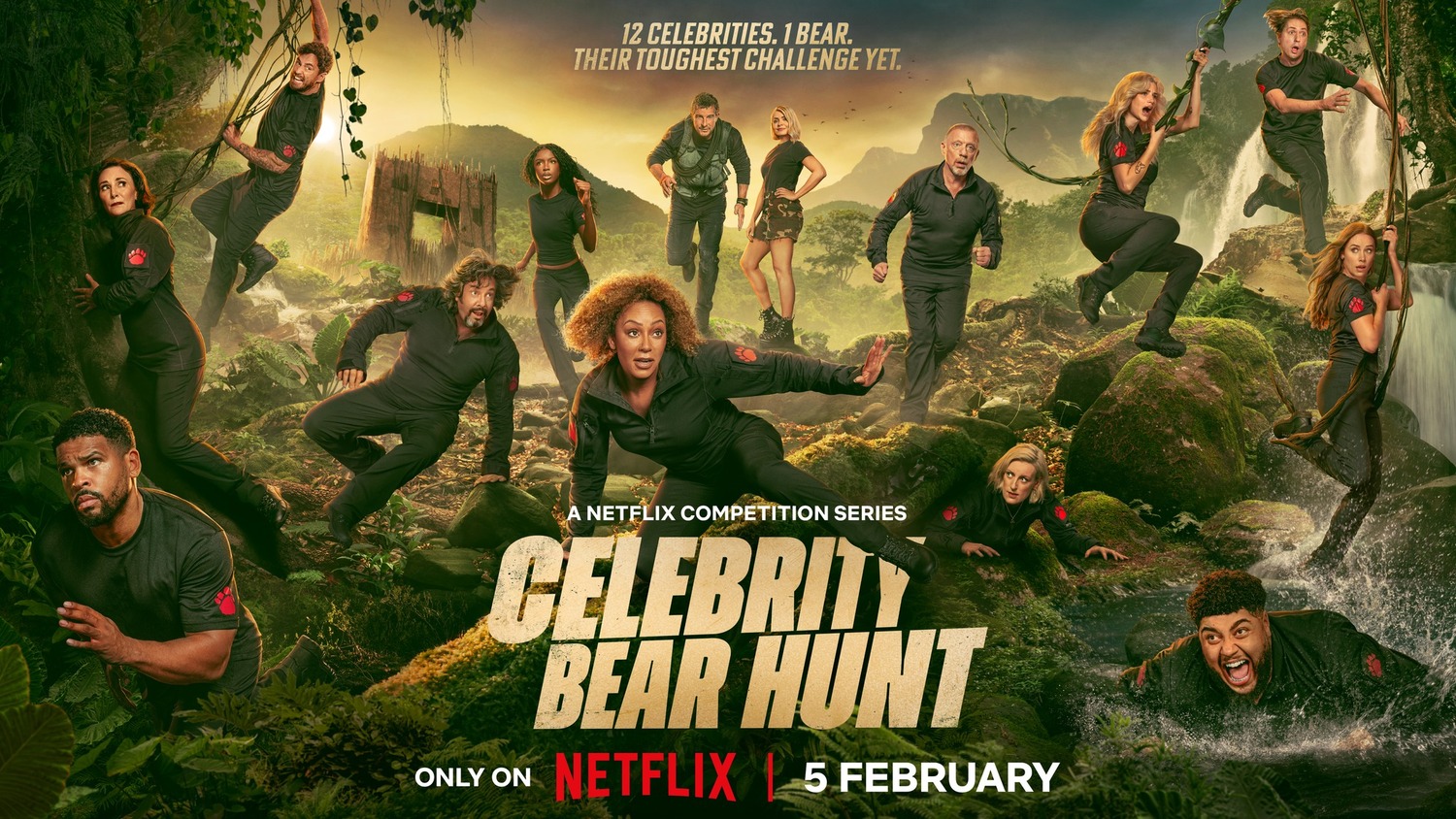 Extra Large TV Poster Image for Celebrity Bear Hunt (#2 of 4)