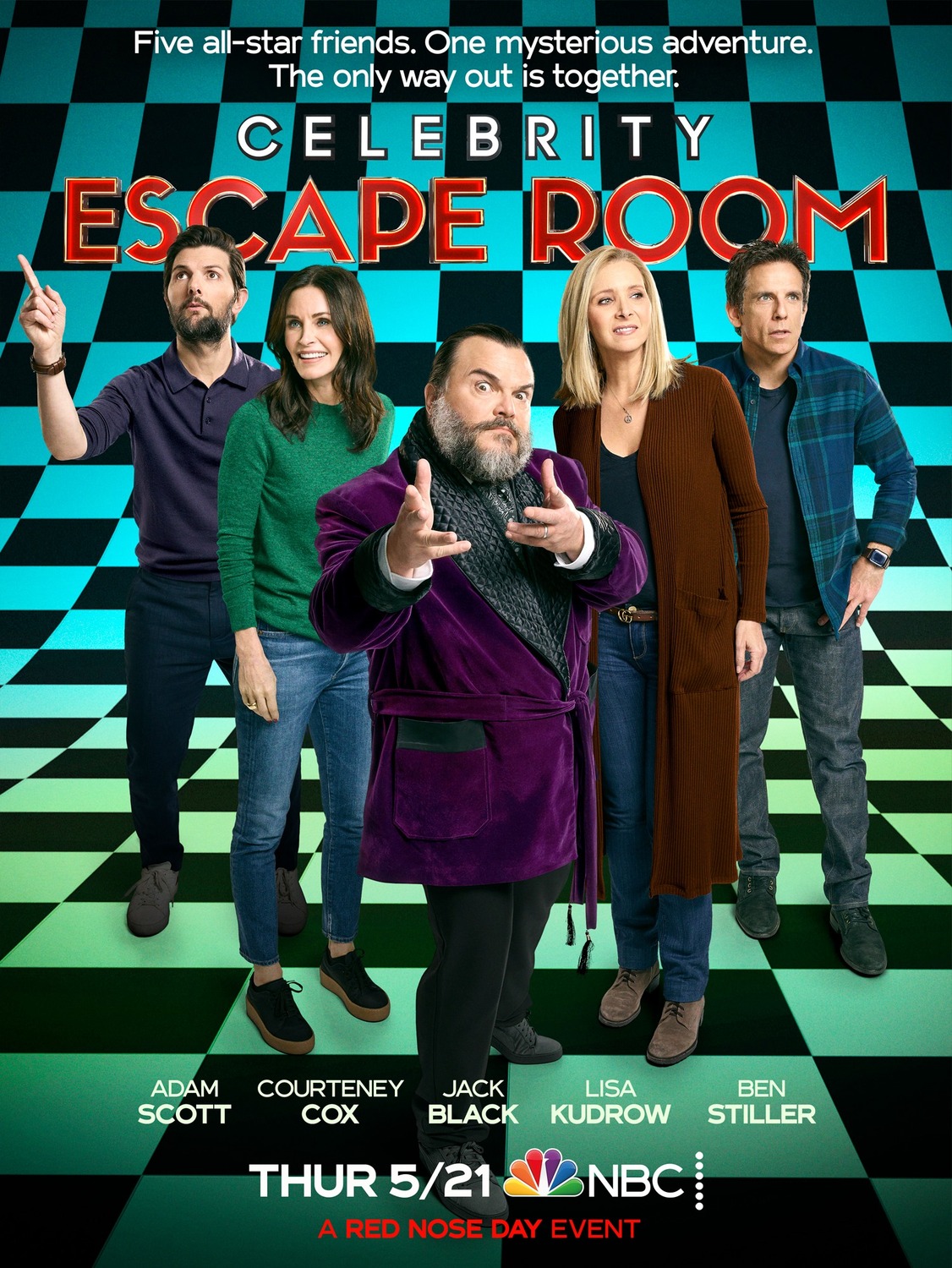 Extra Large TV Poster Image for Celebrity Escape Room 