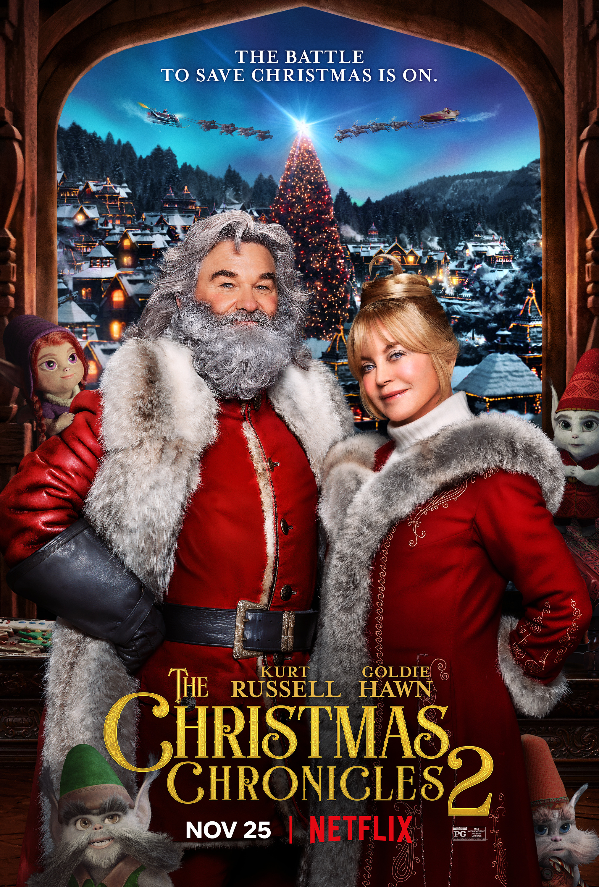 Mega Sized TV Poster Image for The Christmas Chronicles 2 