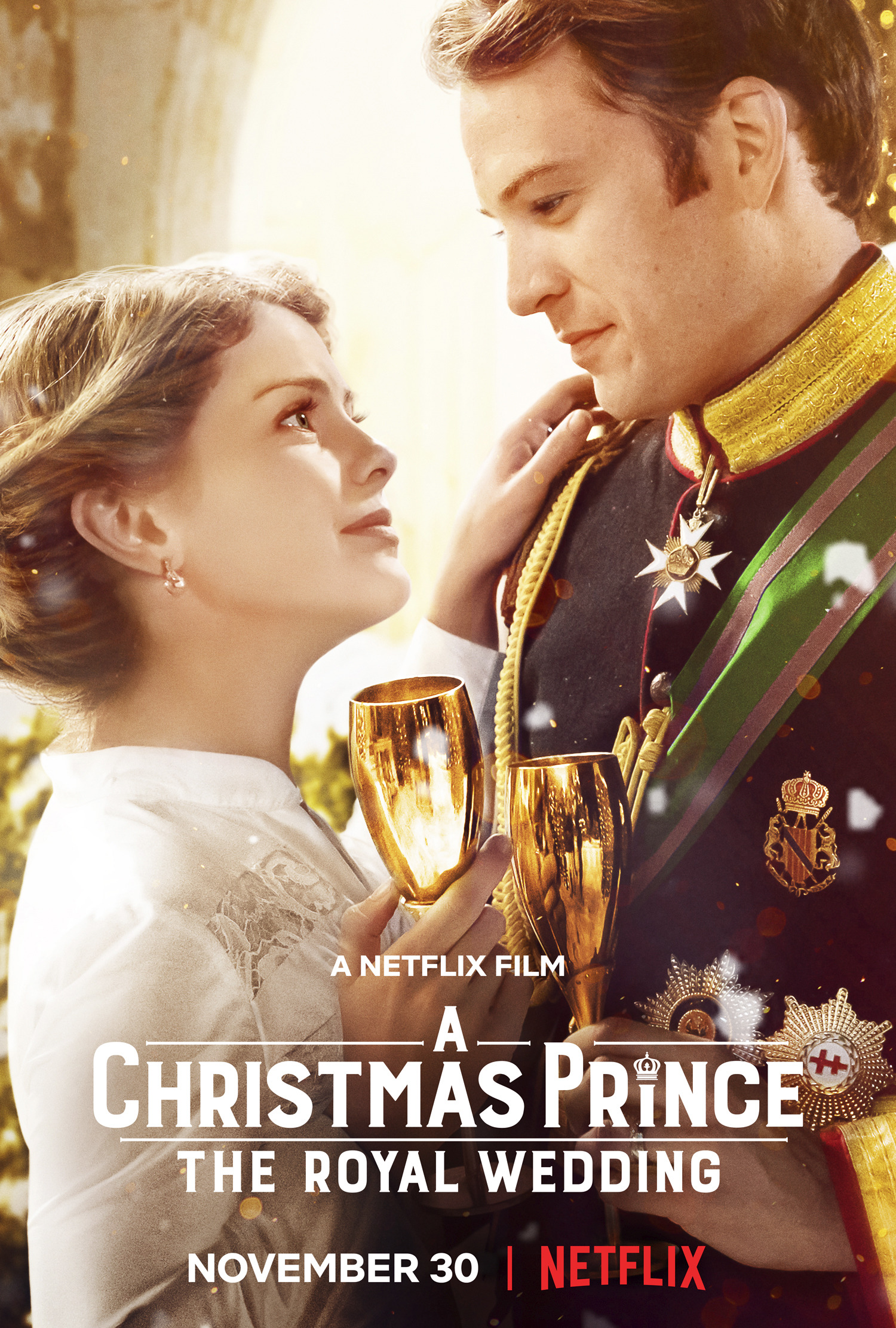 Mega Sized TV Poster Image for A Christmas Prince: The Royal Wedding 