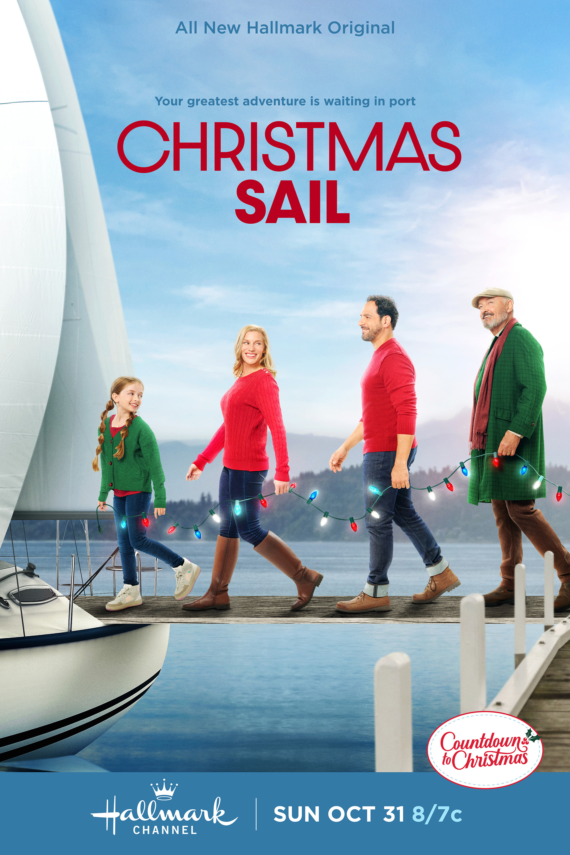 Mega Sized TV Poster Image for Christmas Sail 