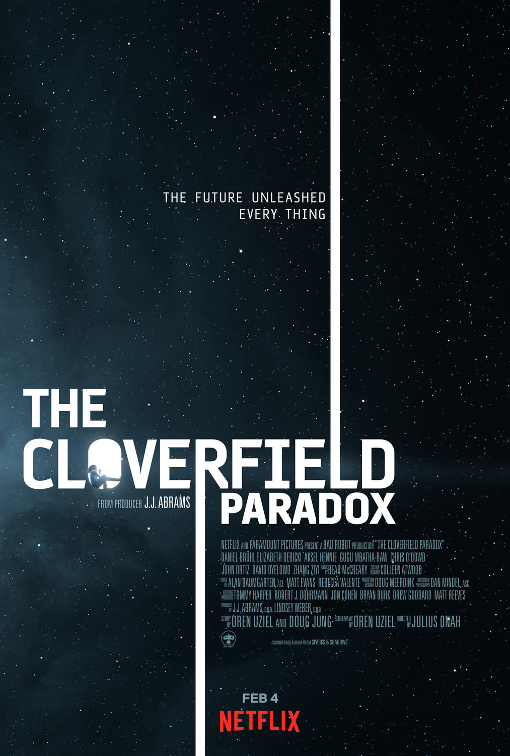 Extra Large Movie Poster Image for The Cloverfield Paradox 