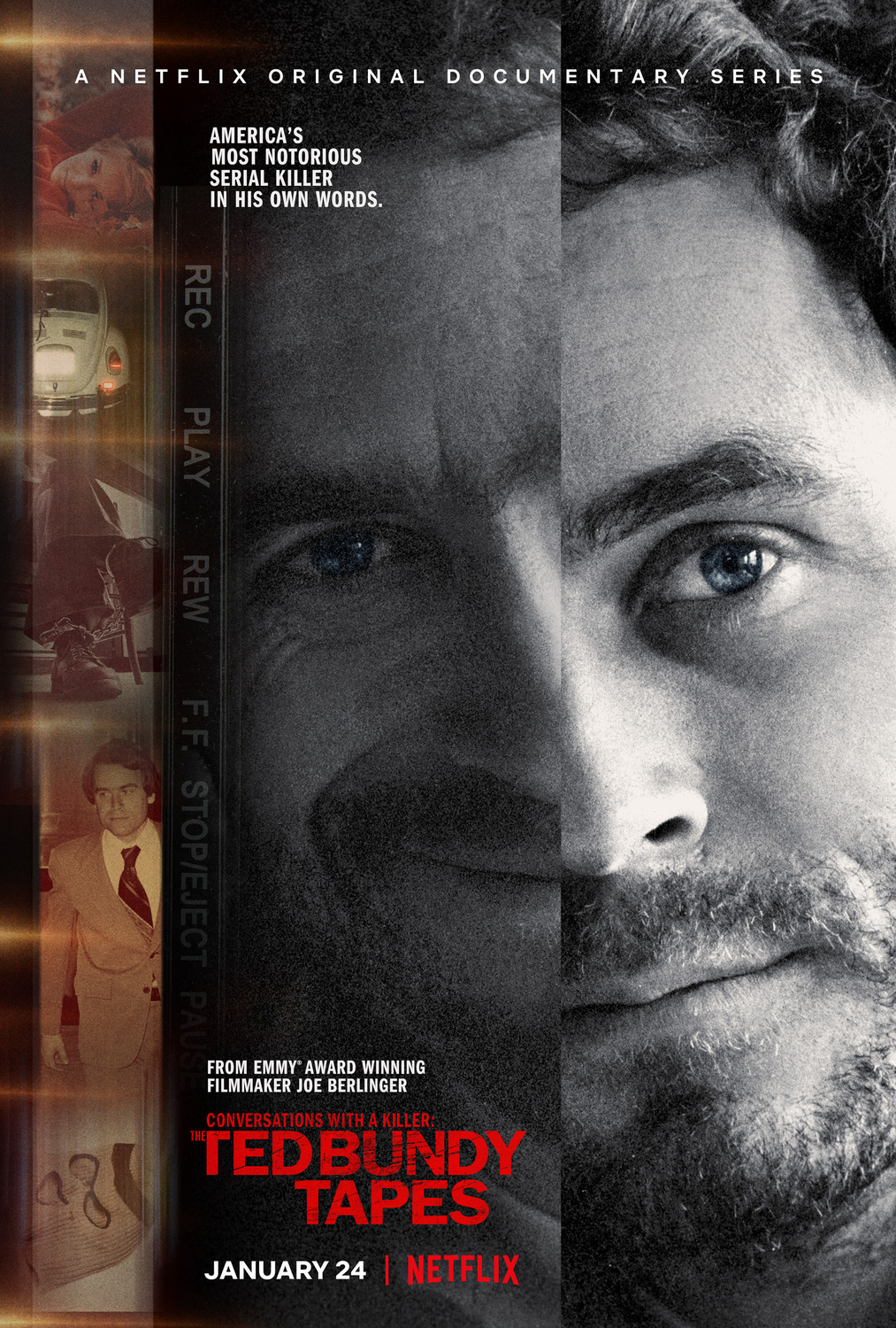 Extra Large TV Poster Image for Conversations with a Killer: The Ted Bundy Tapes (#1 of 3)