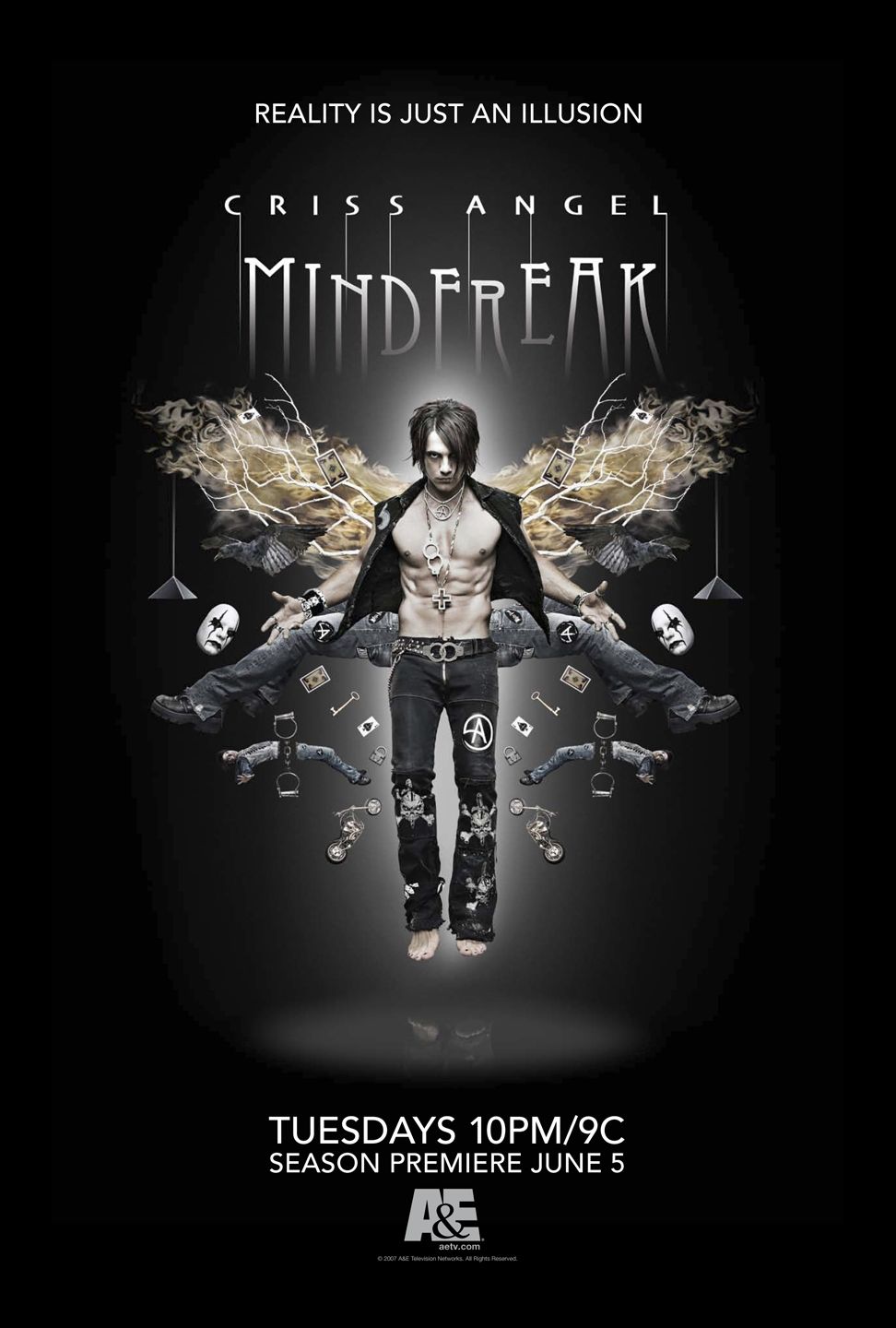 Extra Large TV Poster Image for Criss Angel Mindfreak (#1 of 2)