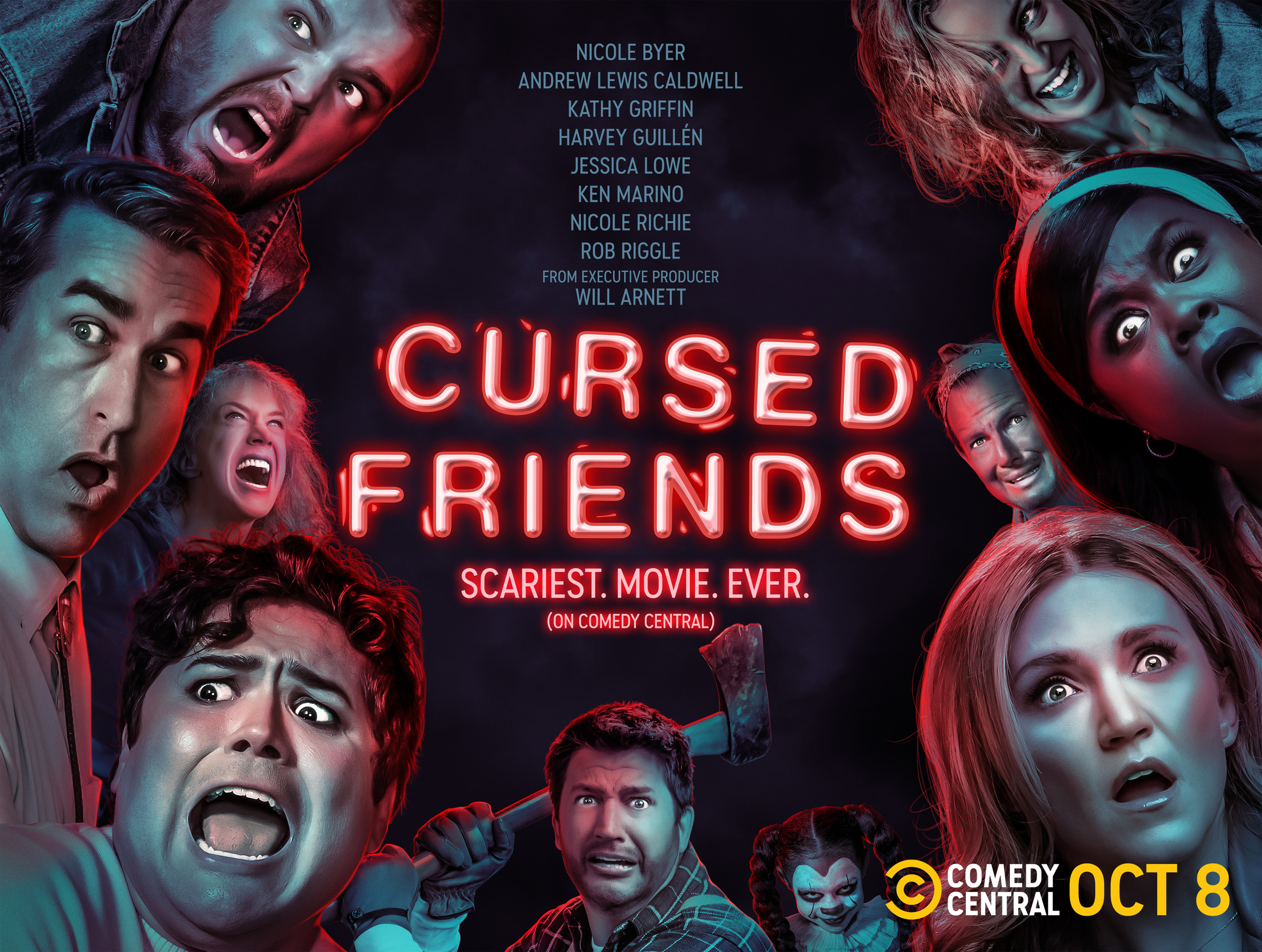 Mega Sized TV Poster Image for Cursed Friends 