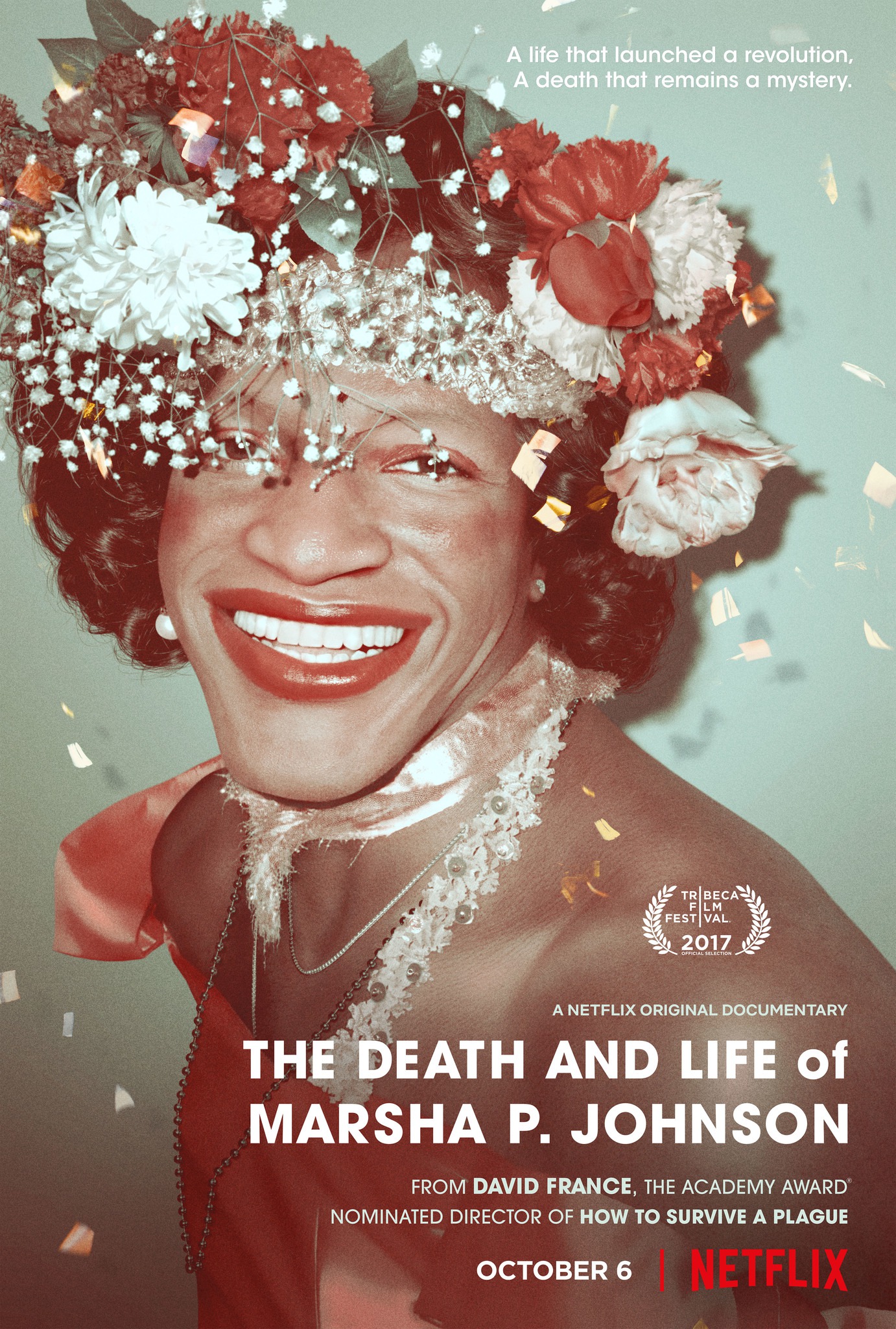 Mega Sized TV Poster Image for The Death and Life of Marsha P. Johnson 