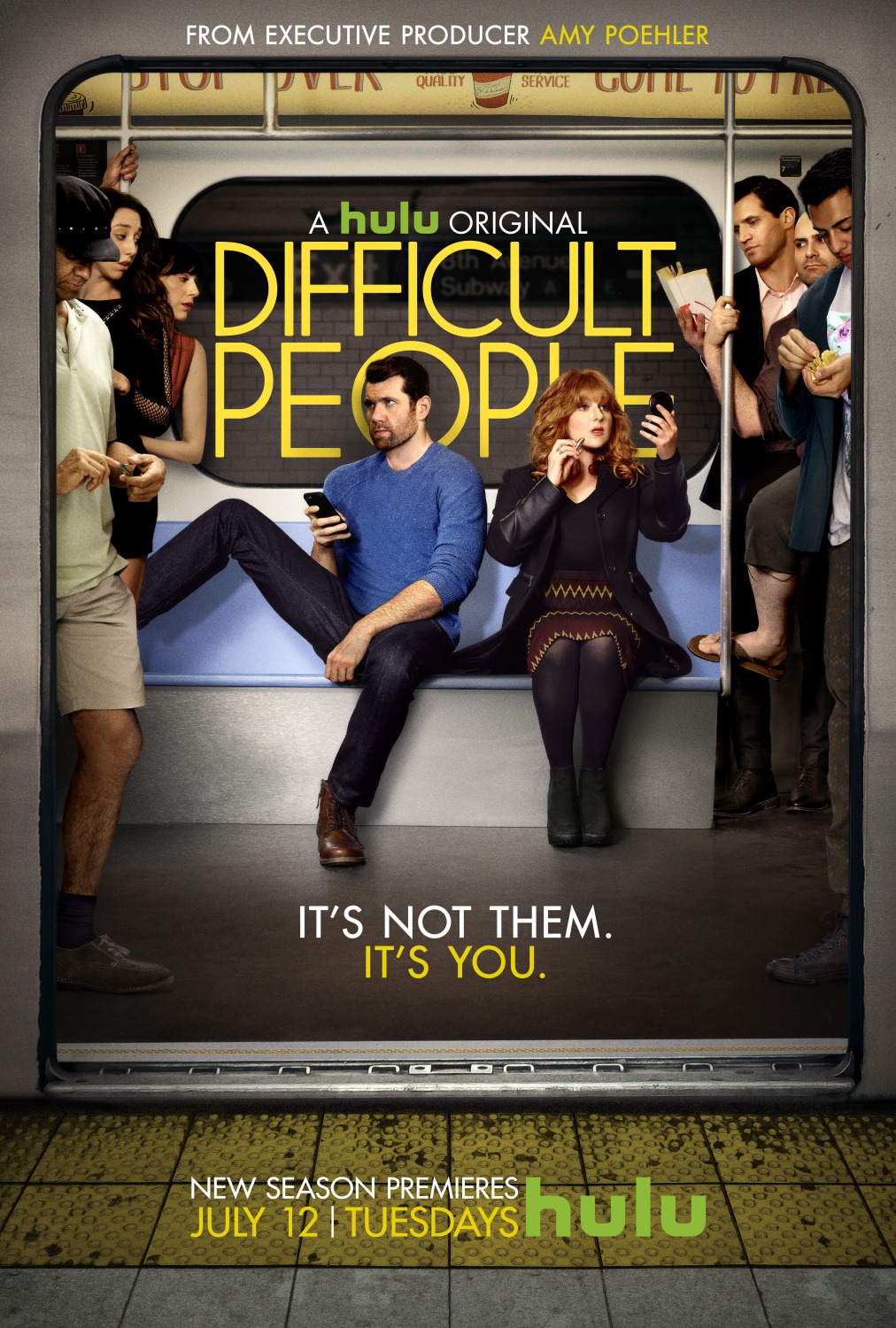 Extra Large TV Poster Image for Difficult People (#2 of 3)
