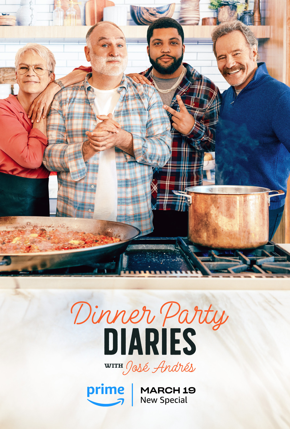 Extra Large TV Poster Image for Dinner Party Diaries with José Andrés 