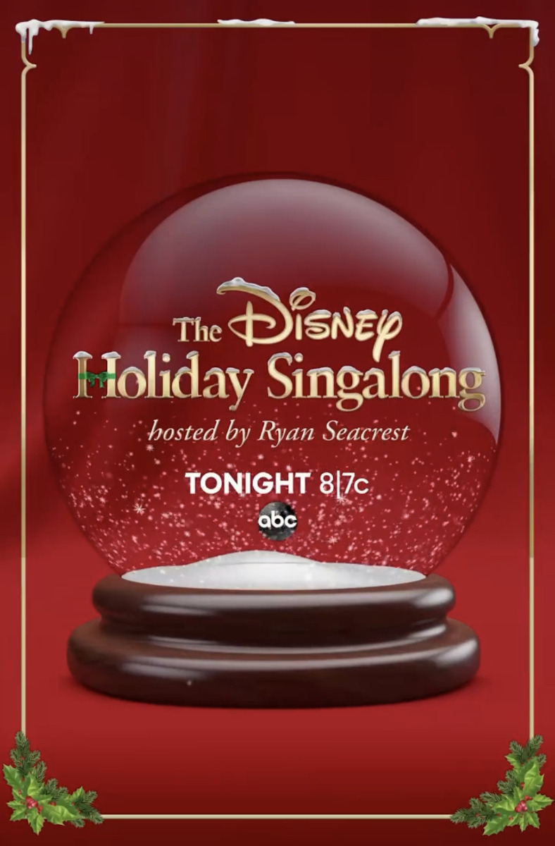 Extra Large TV Poster Image for The Disney Holiday Singalong 
